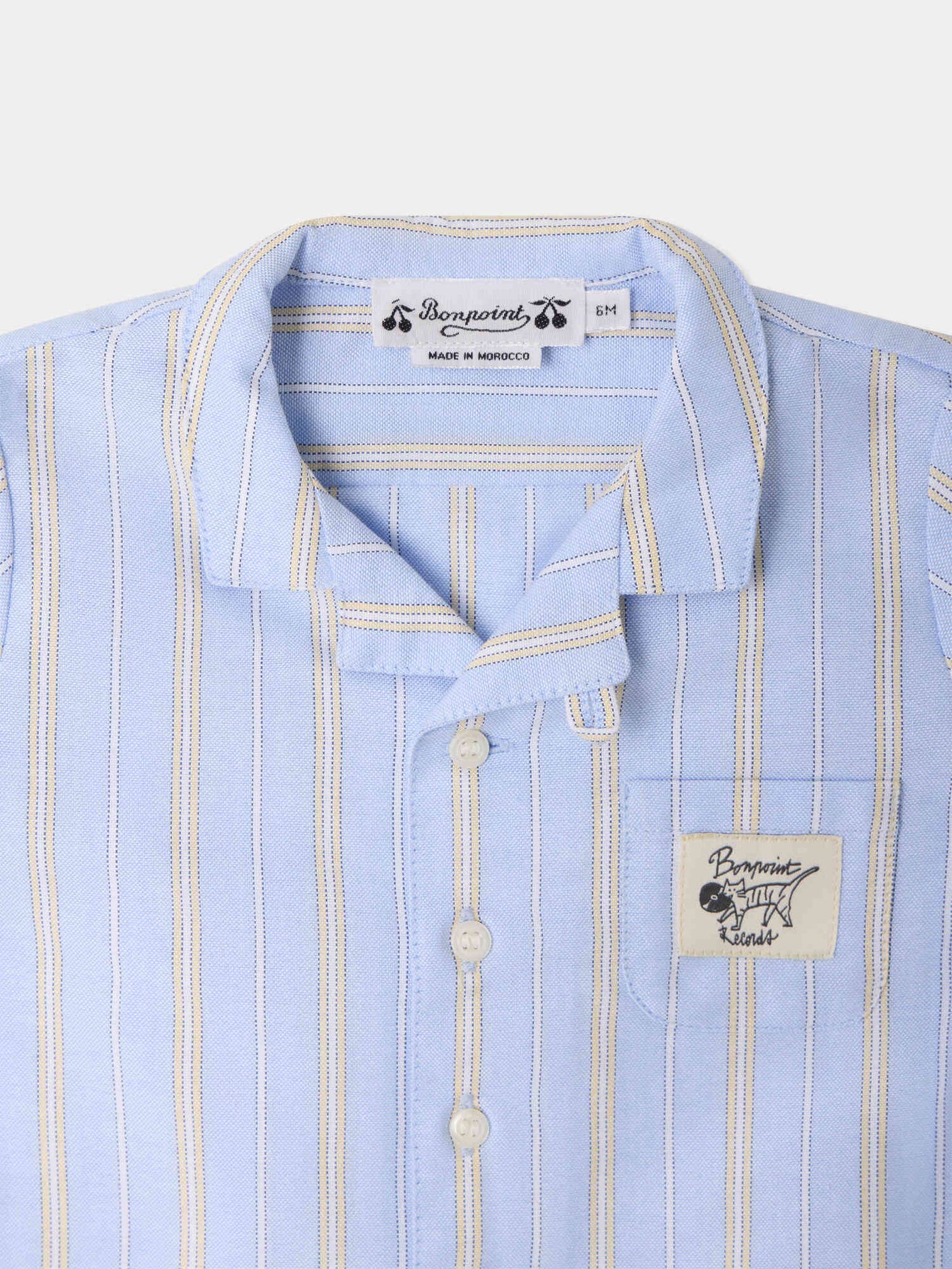 Maxime Babyshirt mit Streifen aus Bio-Baumwolle