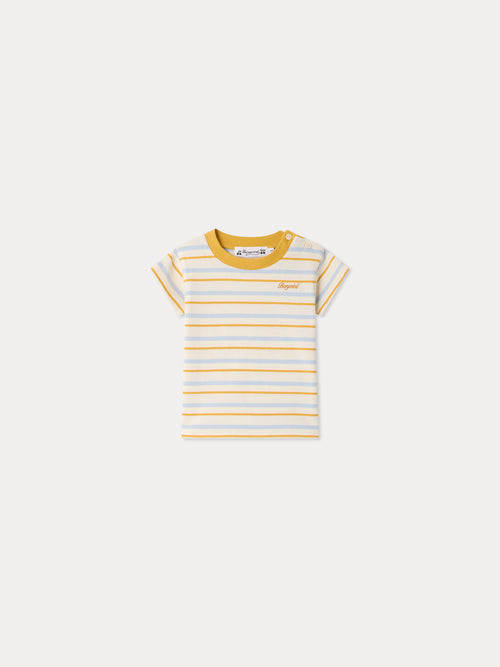 Tom baby striped t-shirt in organic cotton