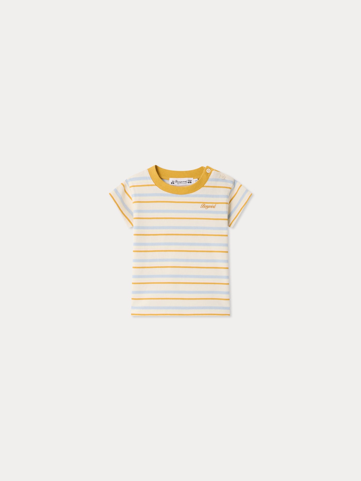 Tom baby striped t-shirt in organic cotton