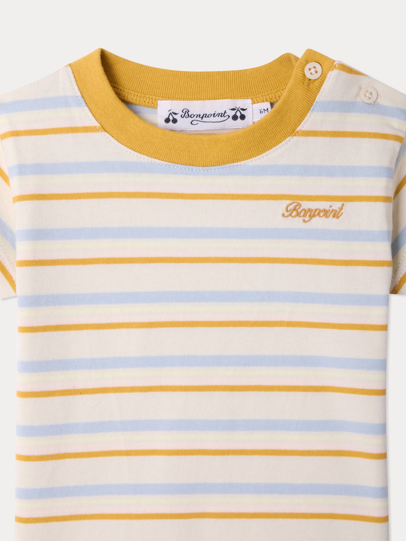 Tom baby striped t-shirt in organic cotton