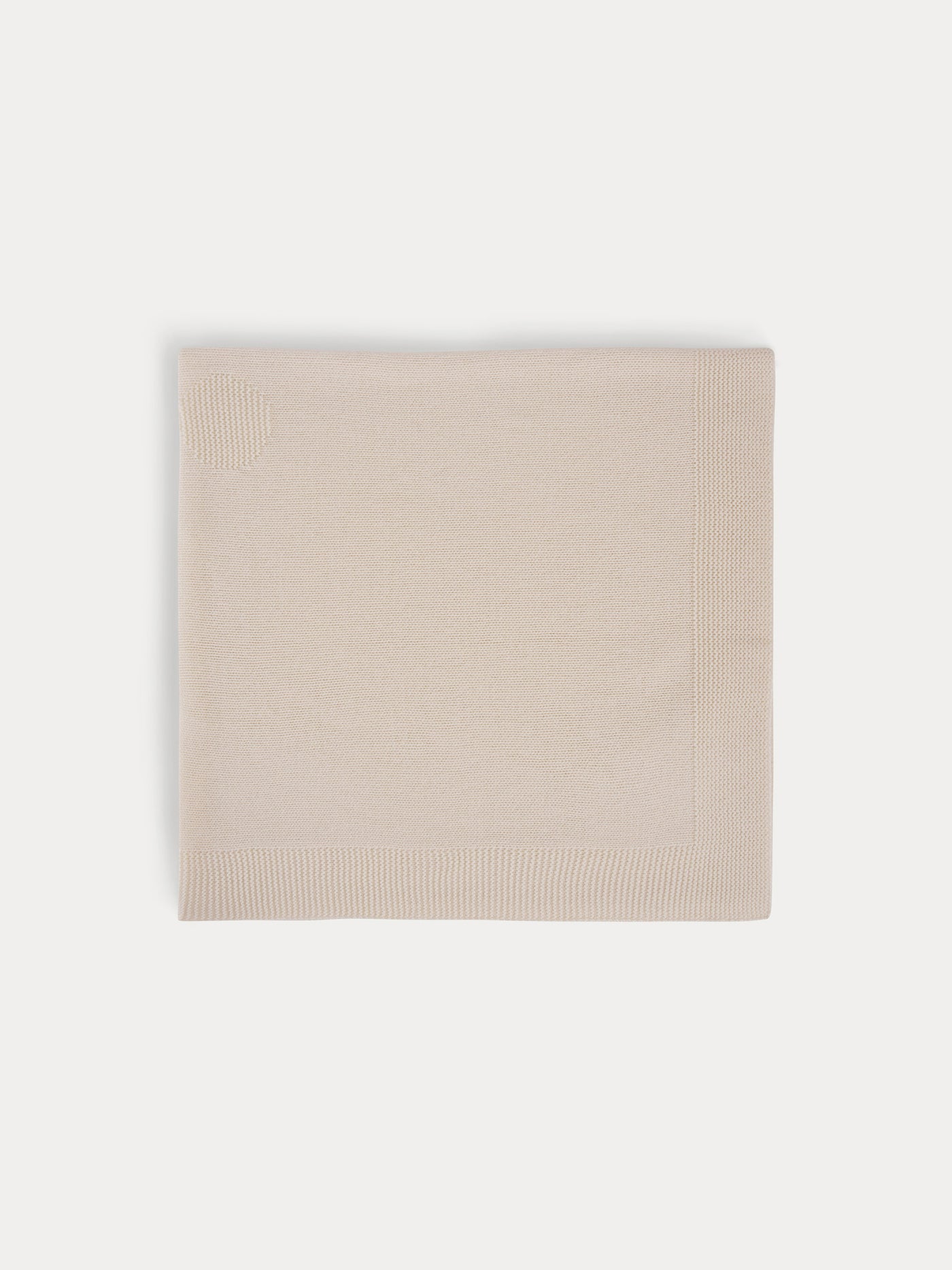 Couverture en cachemire bébé blanc lait