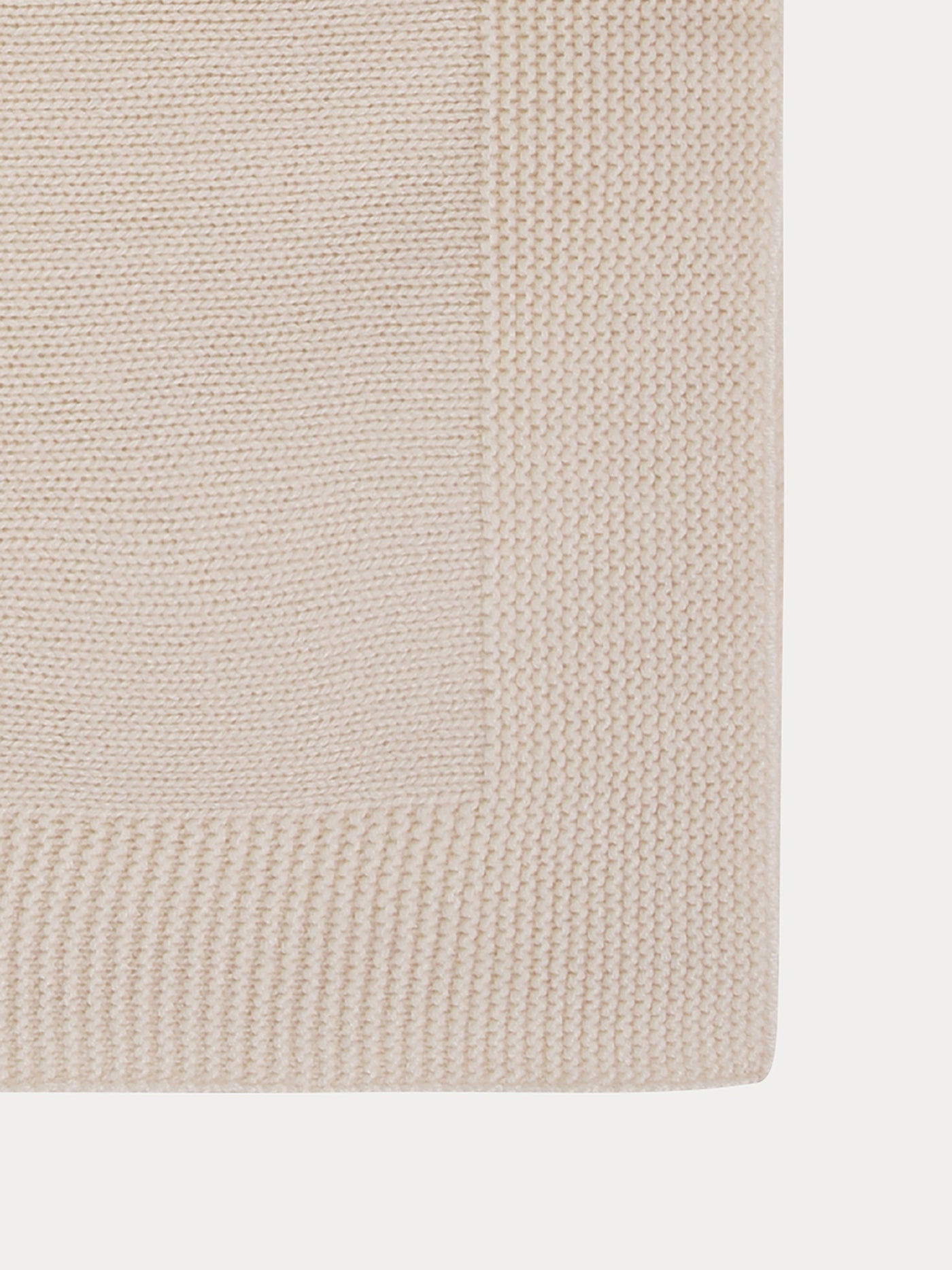 Couverture en cachemire bébé blanc lait