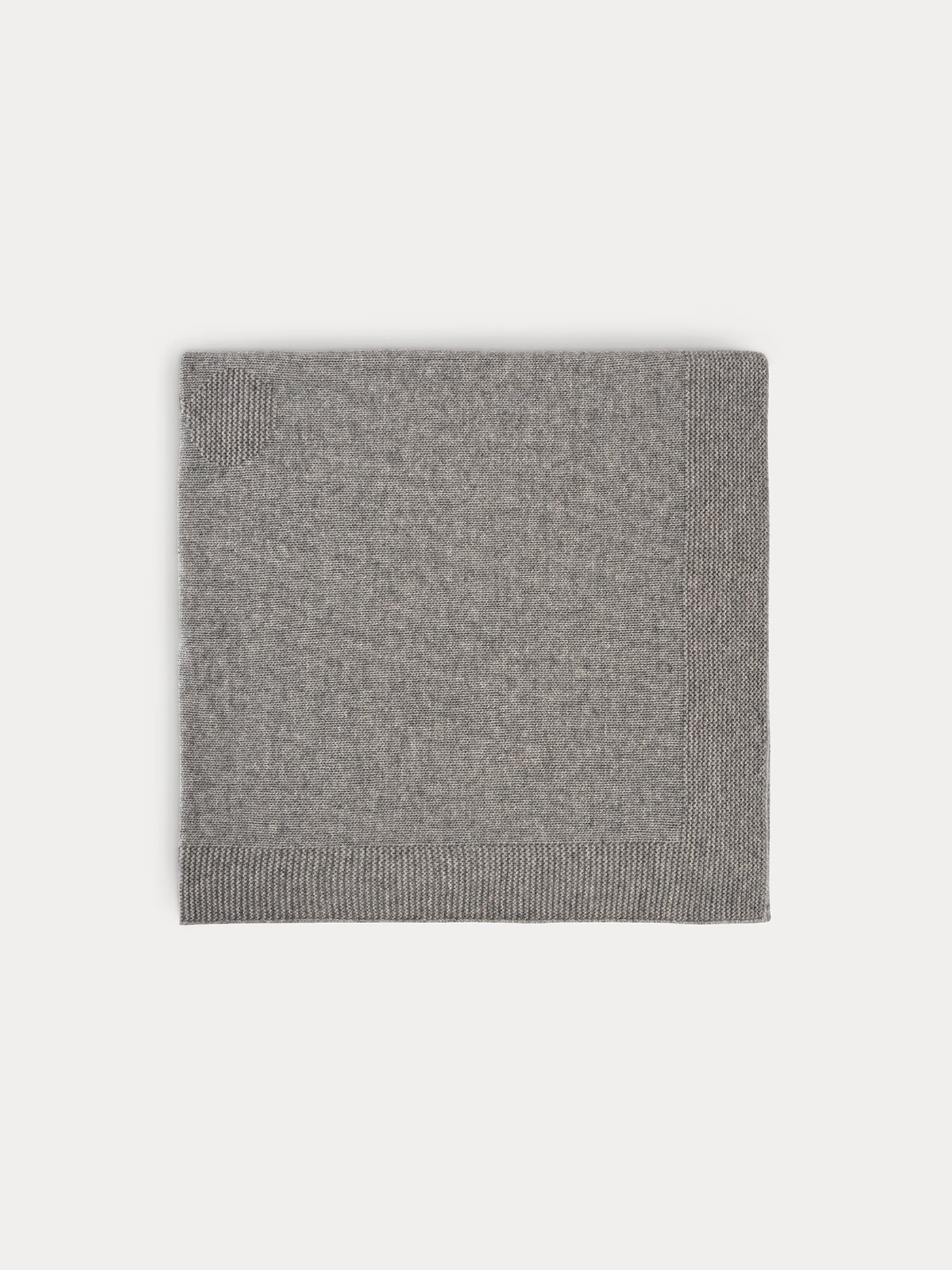 Coperta neonato Cashmere grigio mélange
