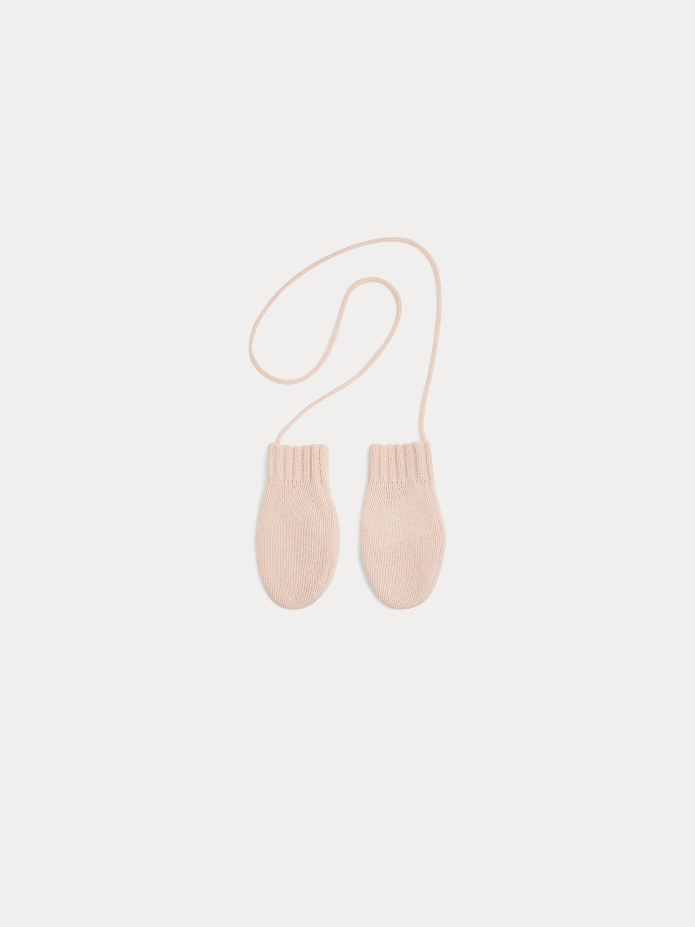 Babyfäustlinge in zartem Rosa