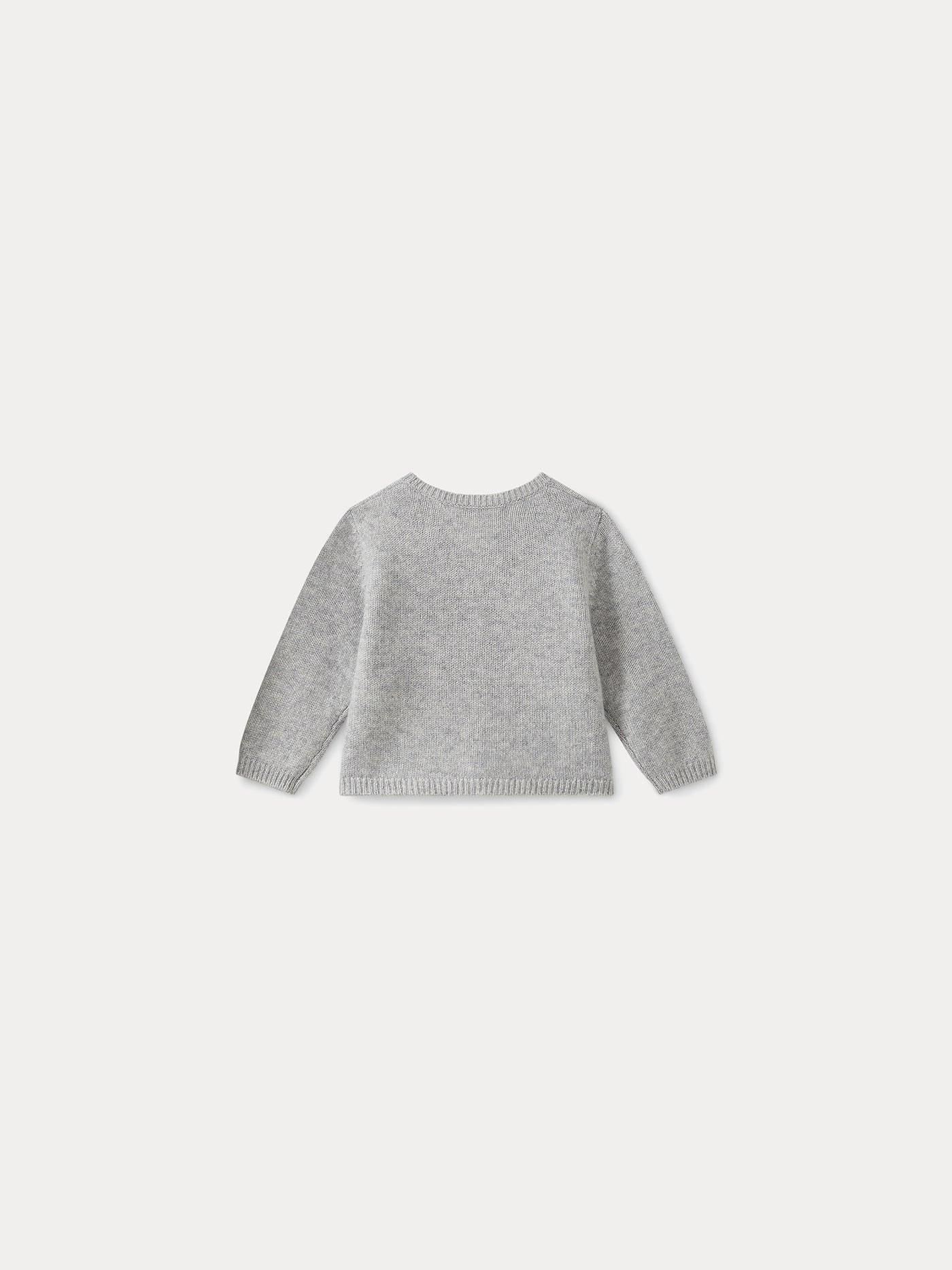 Babies' cardigan Heathered gray