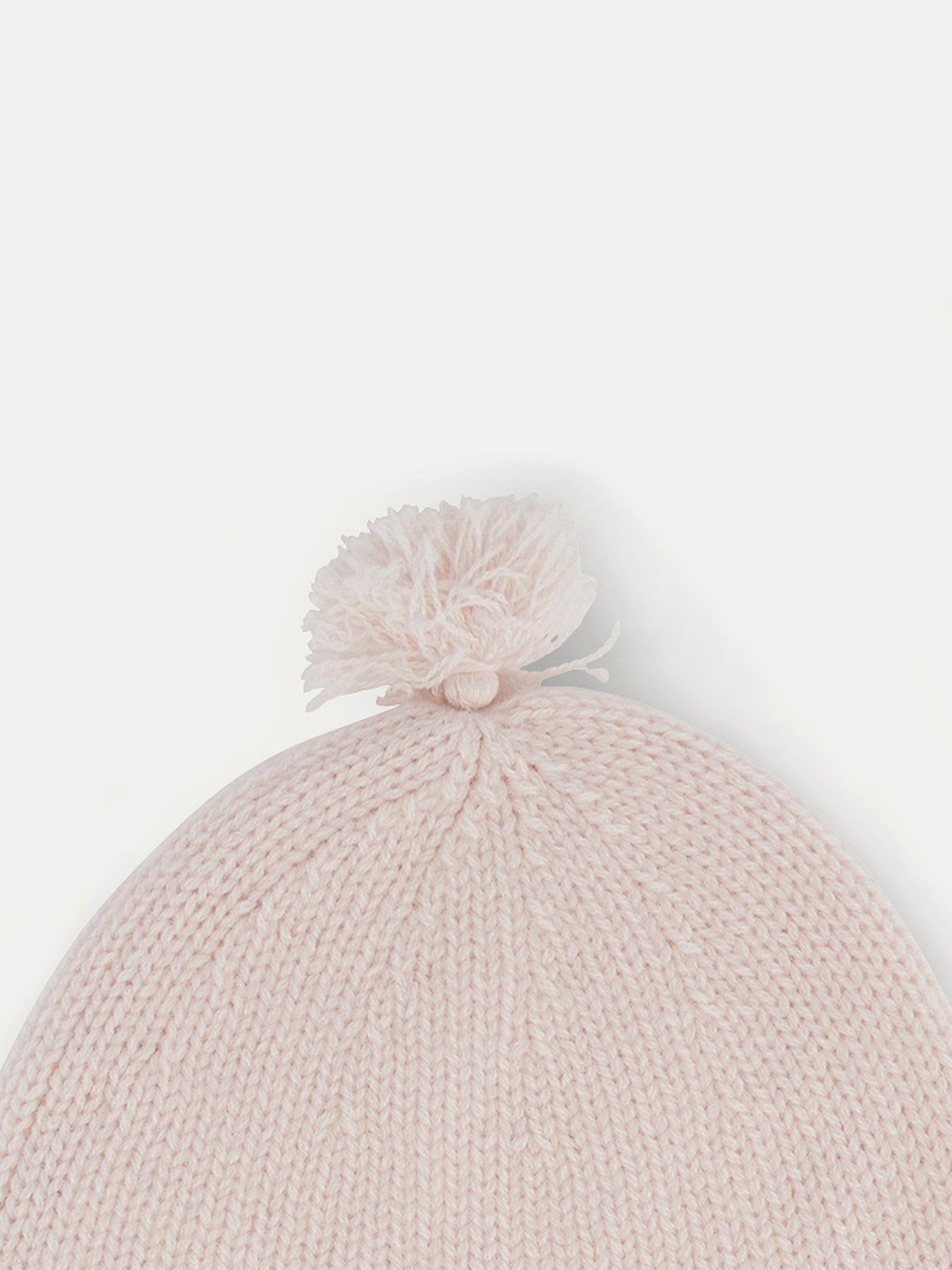 Bonnet bébé rose pâle