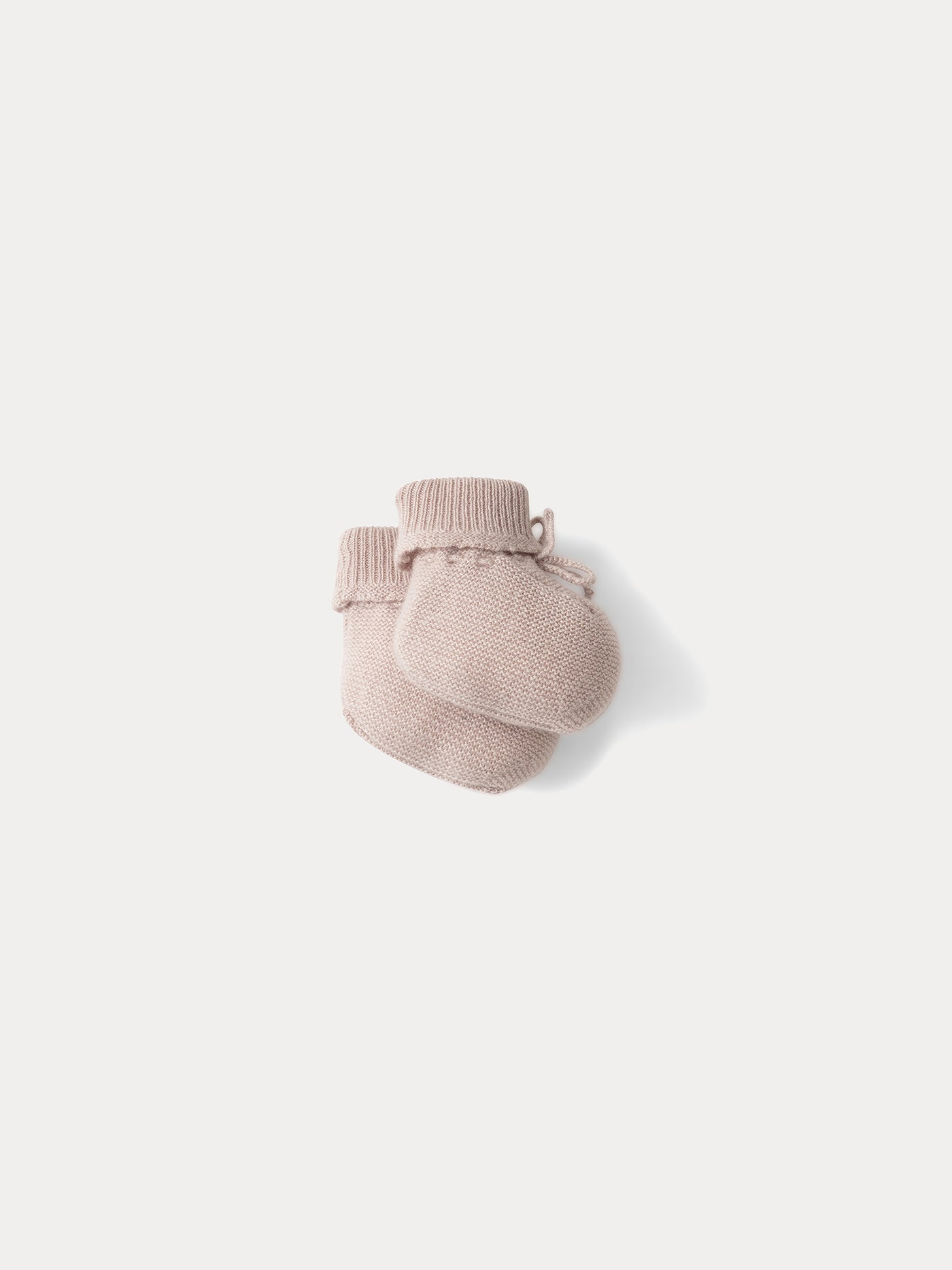 Baby Cashmere Booties puce