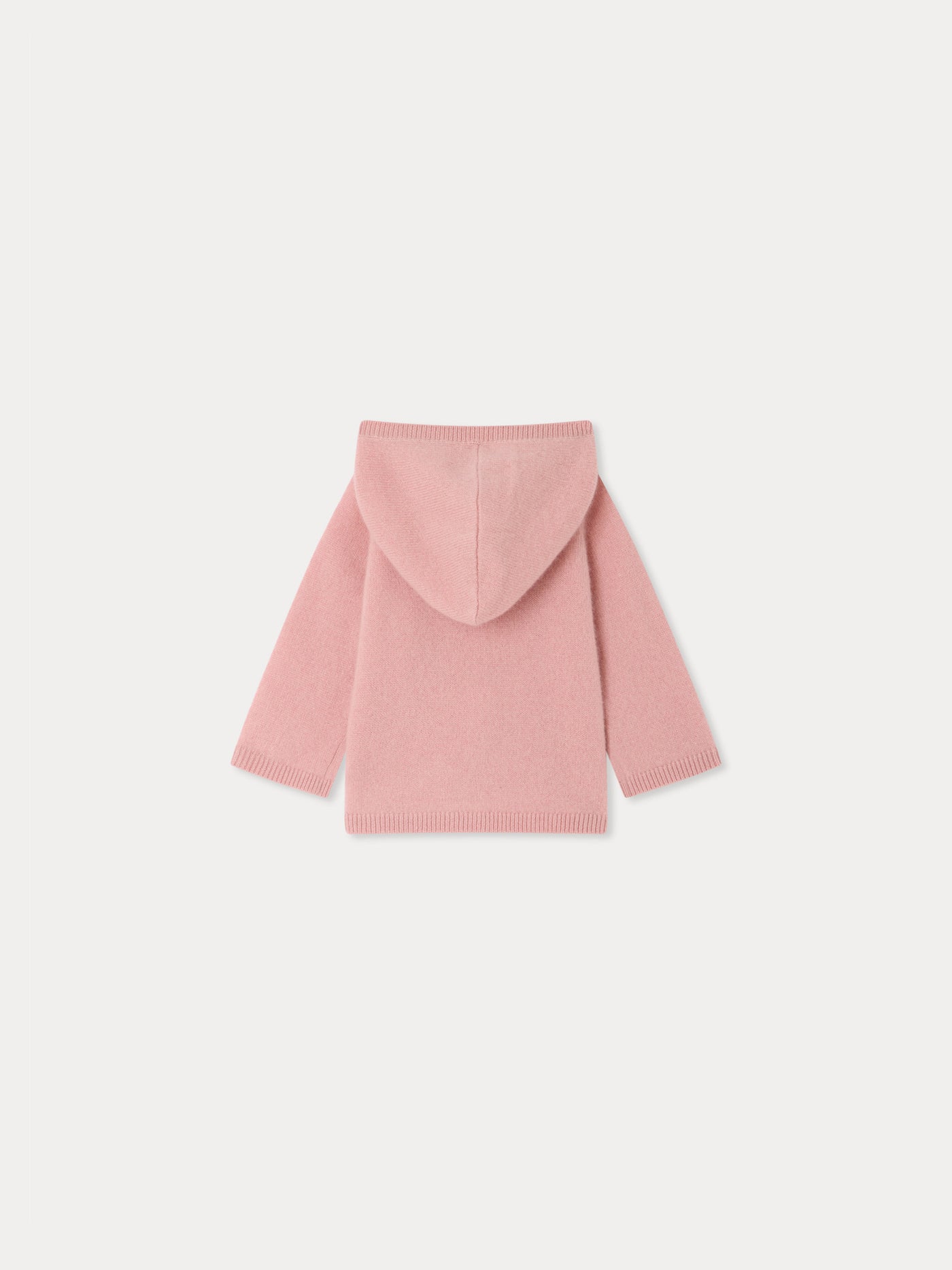 Maglione per neonati in cashmere rosa sbiadito