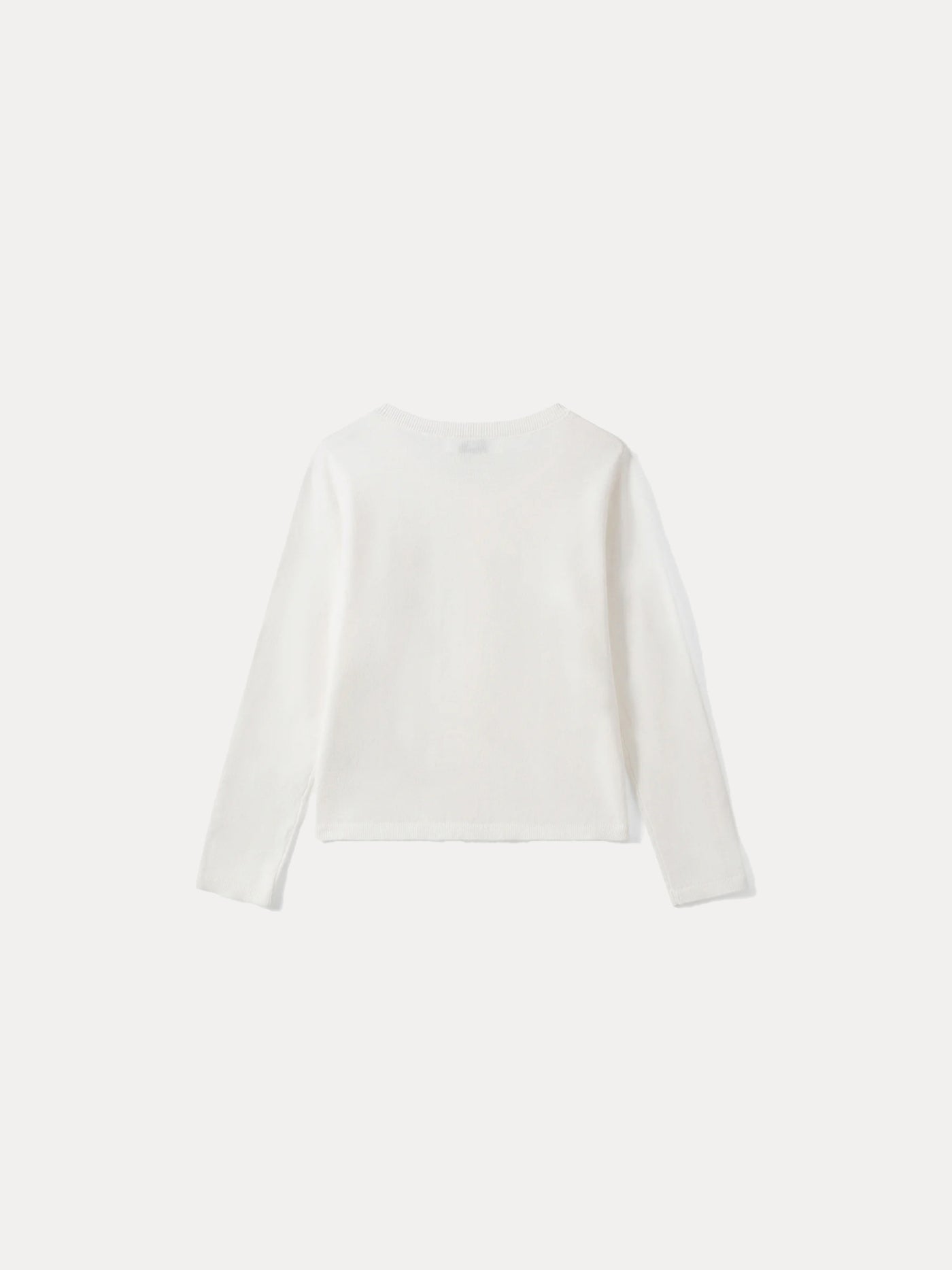 Cárdigan blanco puro