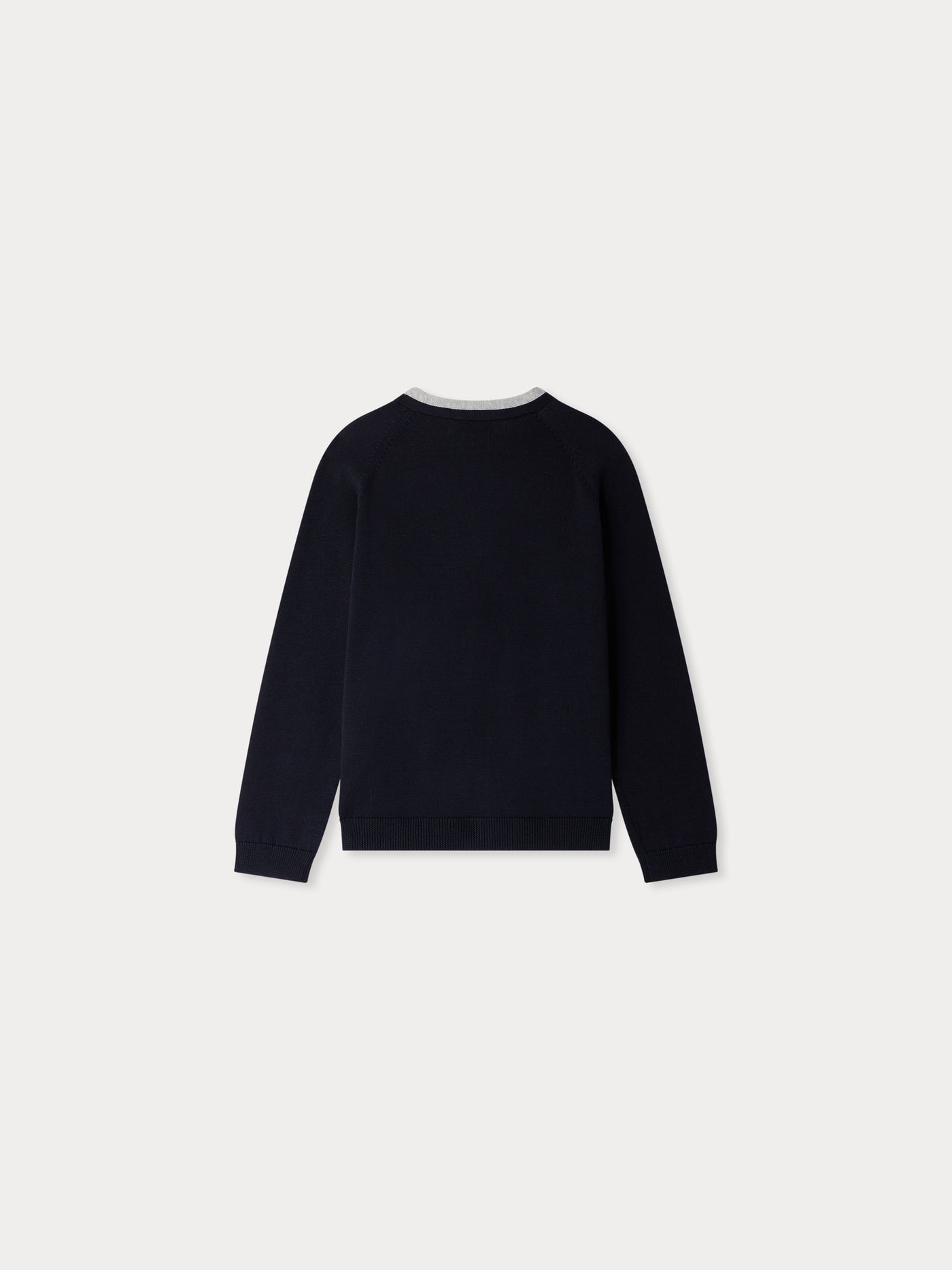 Cardigan navy with stripes