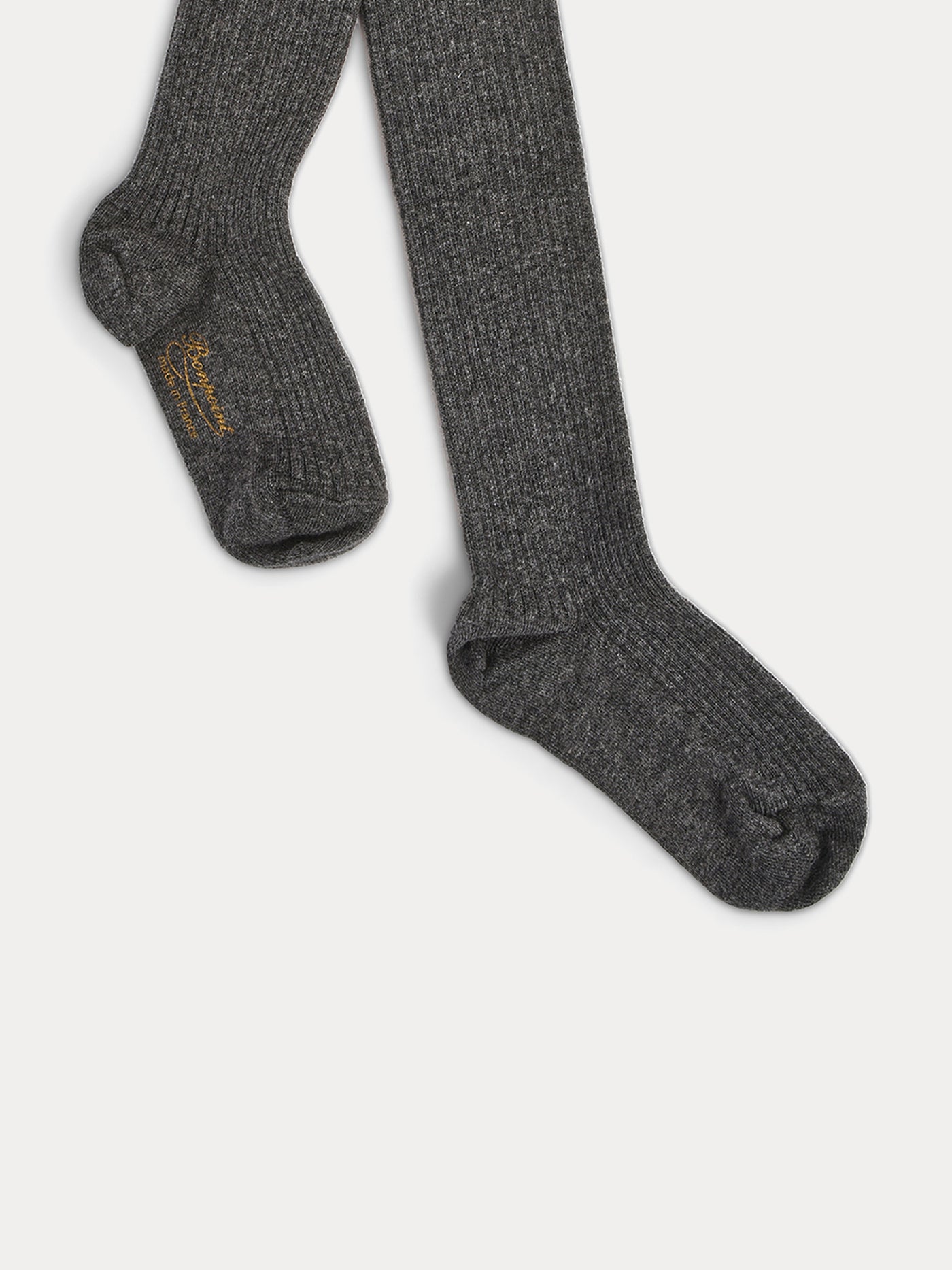 Collant grigio screziato scuro