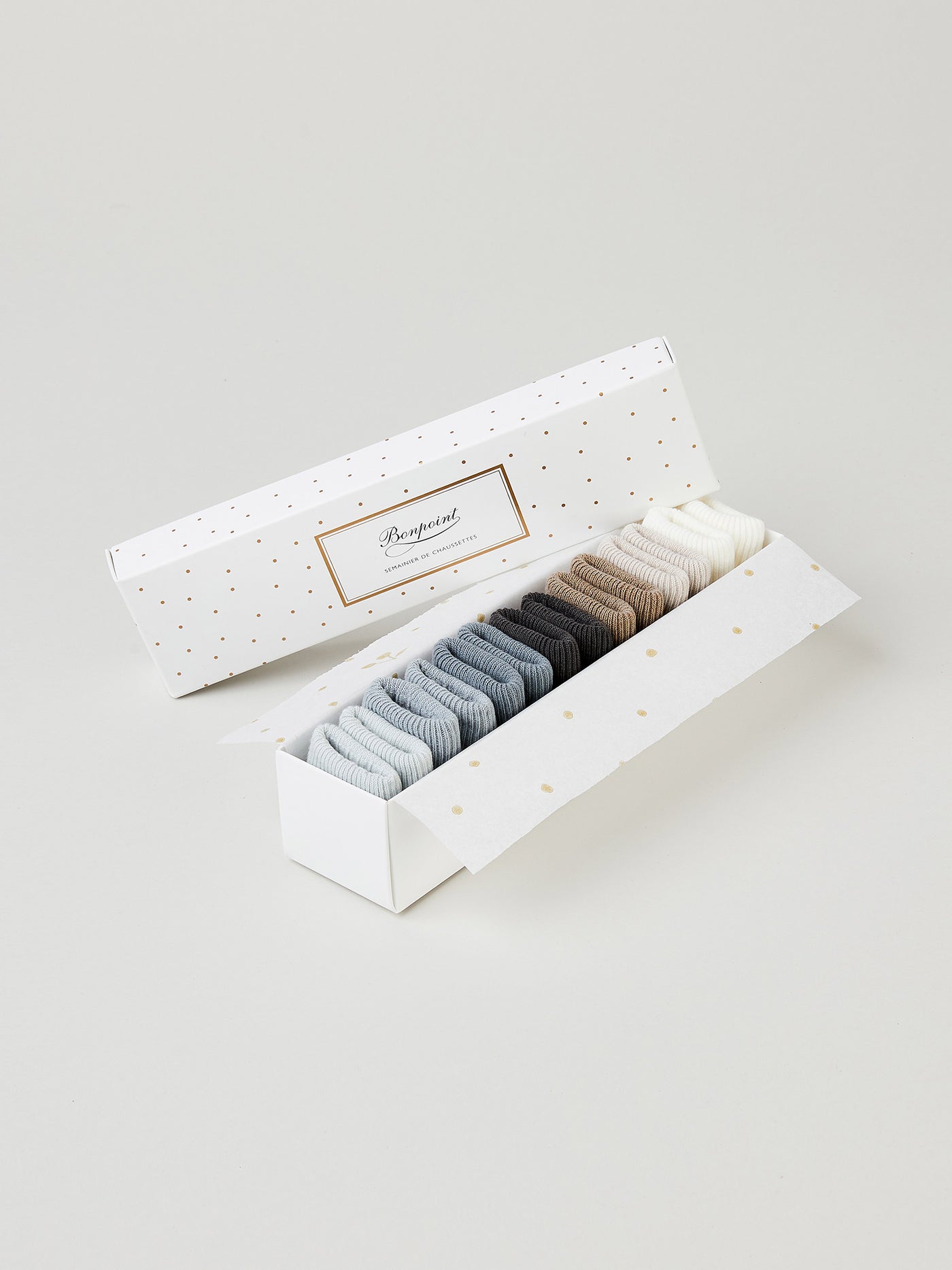 Baumwollsocken für jeden Wochentag für Babys in Nordblau