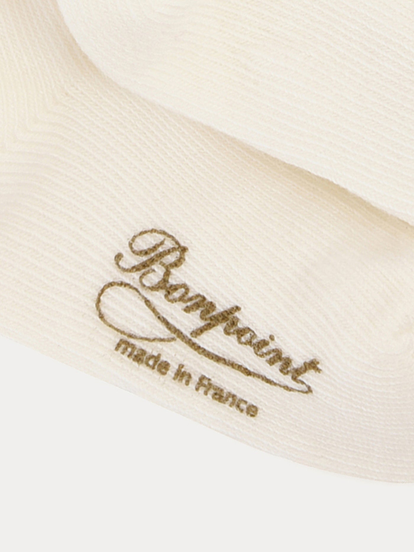 Chaussettes bébé blanc lait