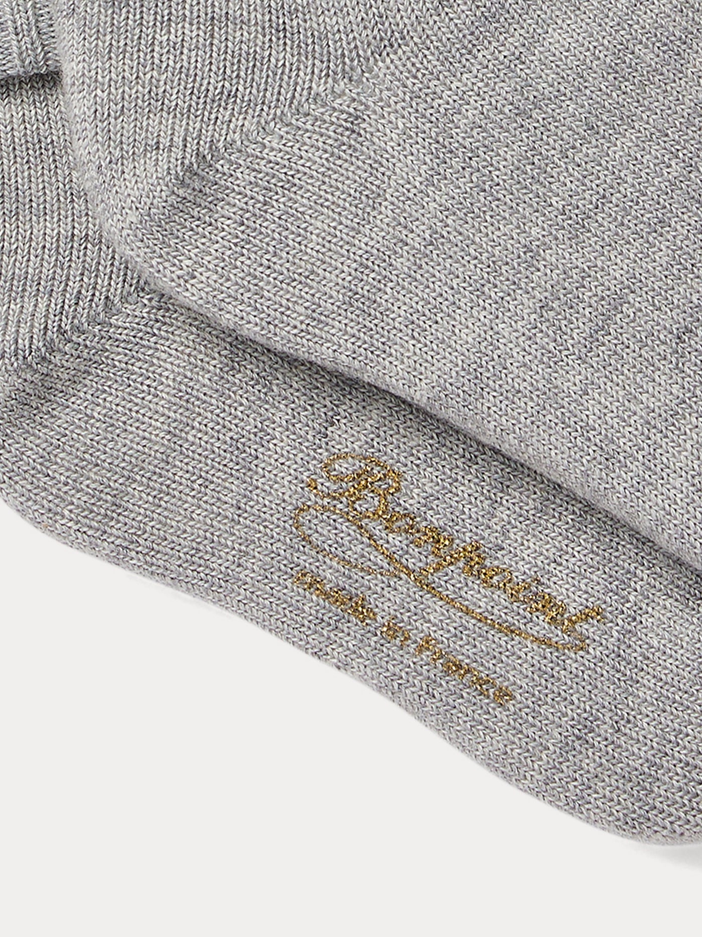 Chaussettes bébé gris chiné clair