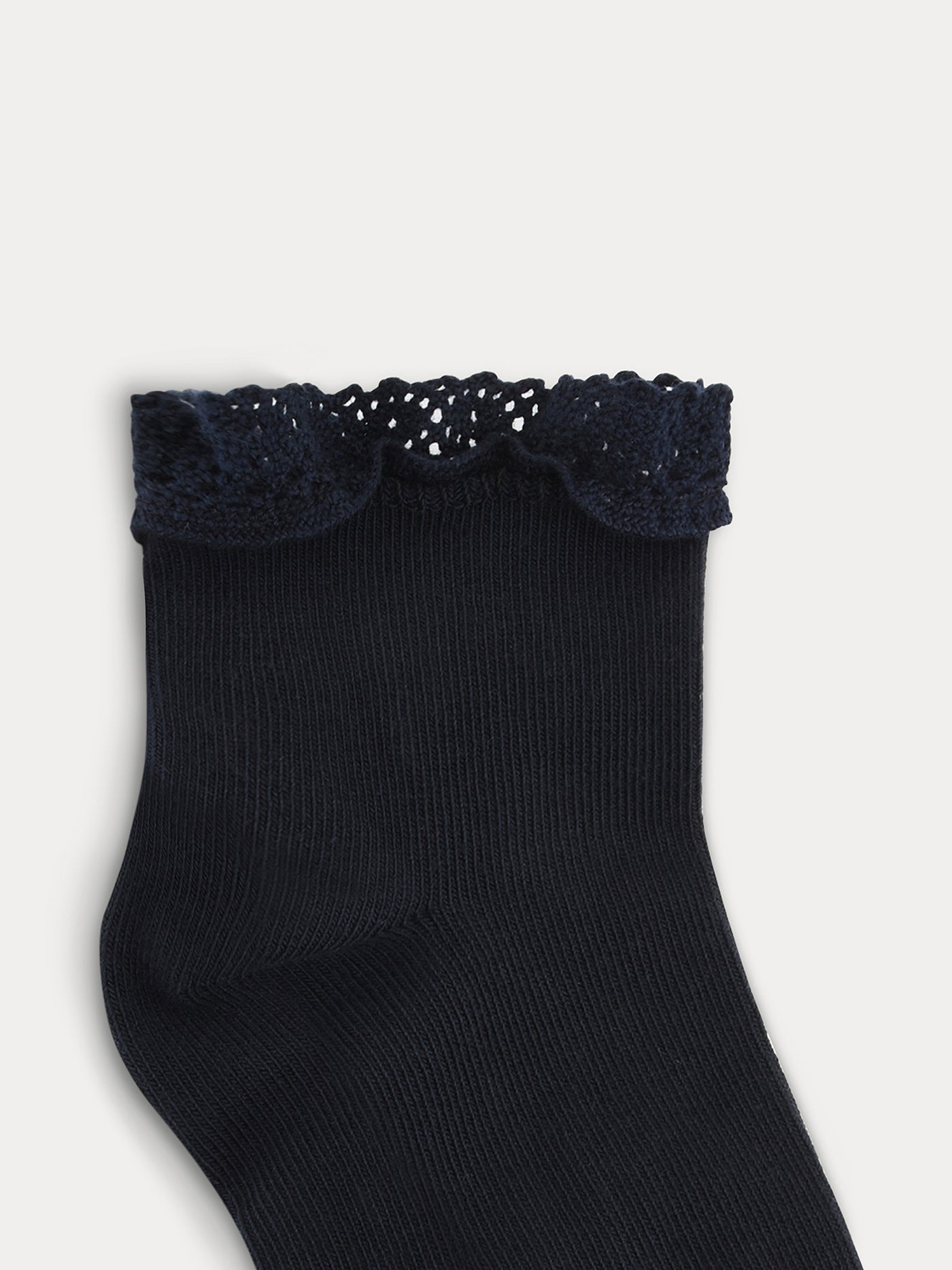 Spitzensocken für Mädchen, Marineblau