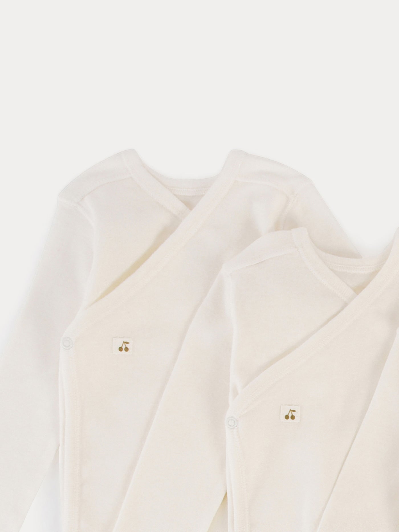 Set di 3 body bianco latte