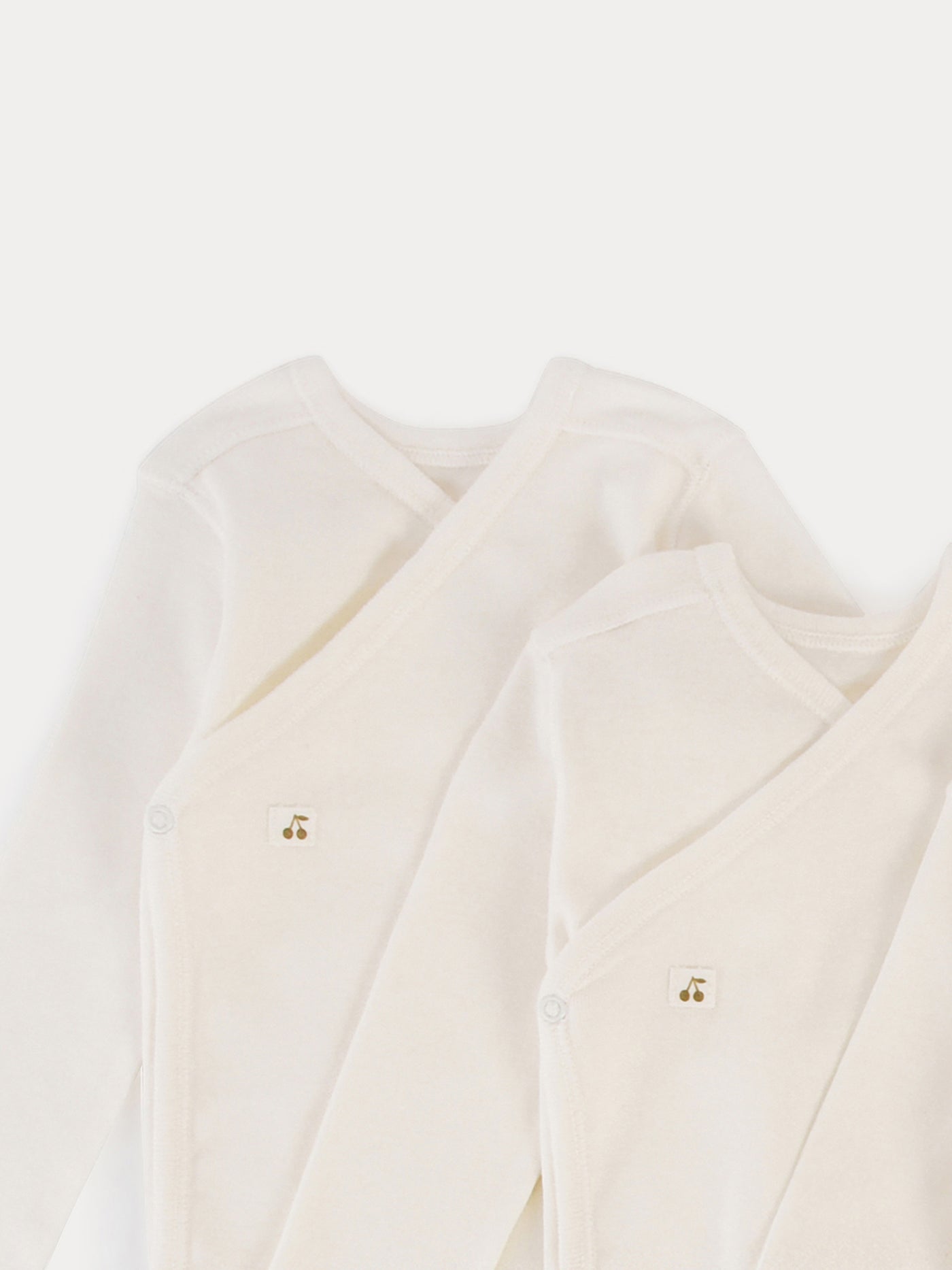 Lot de 3 bodys blanc lait