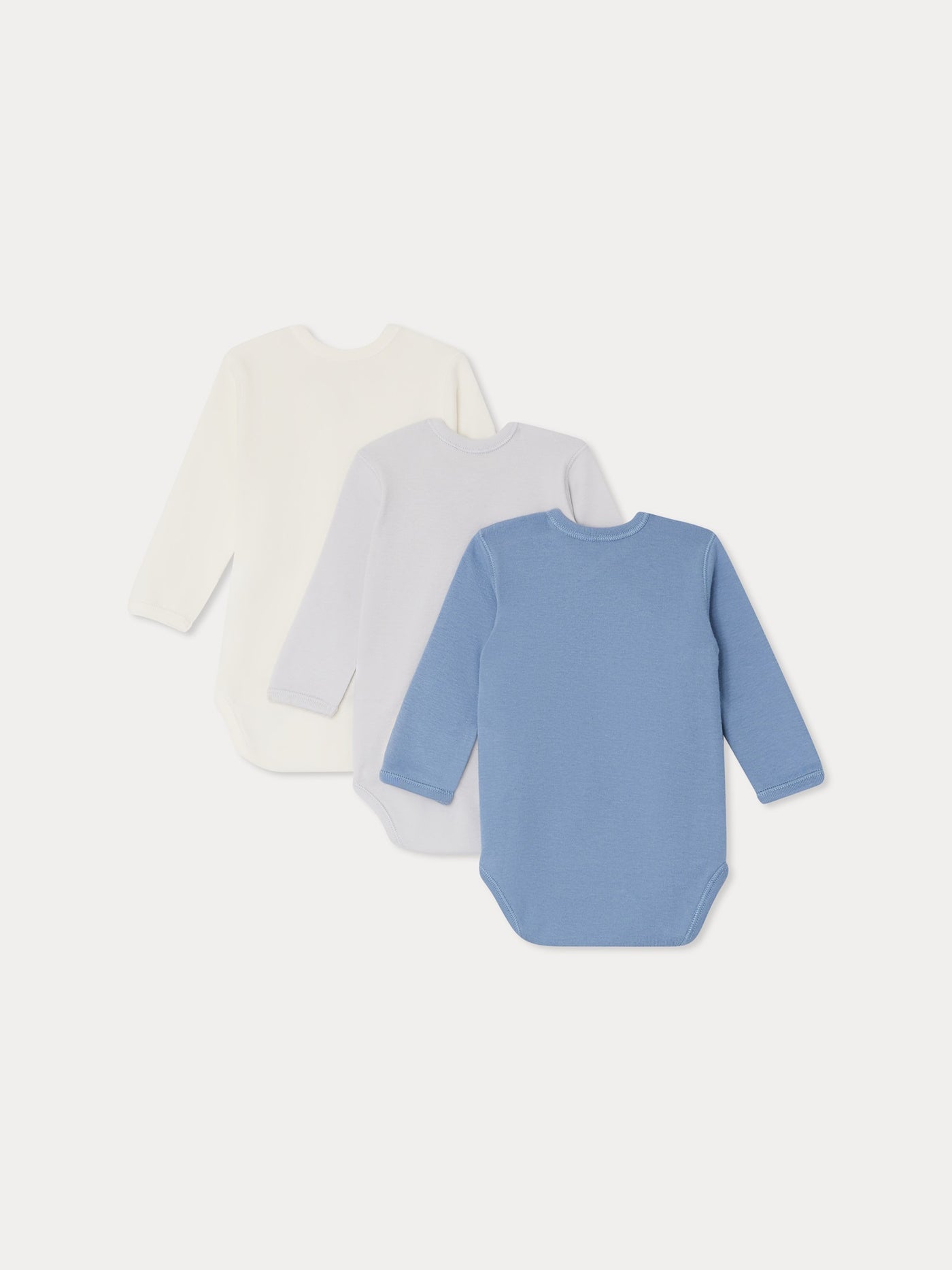 Set di 3 body azzurri