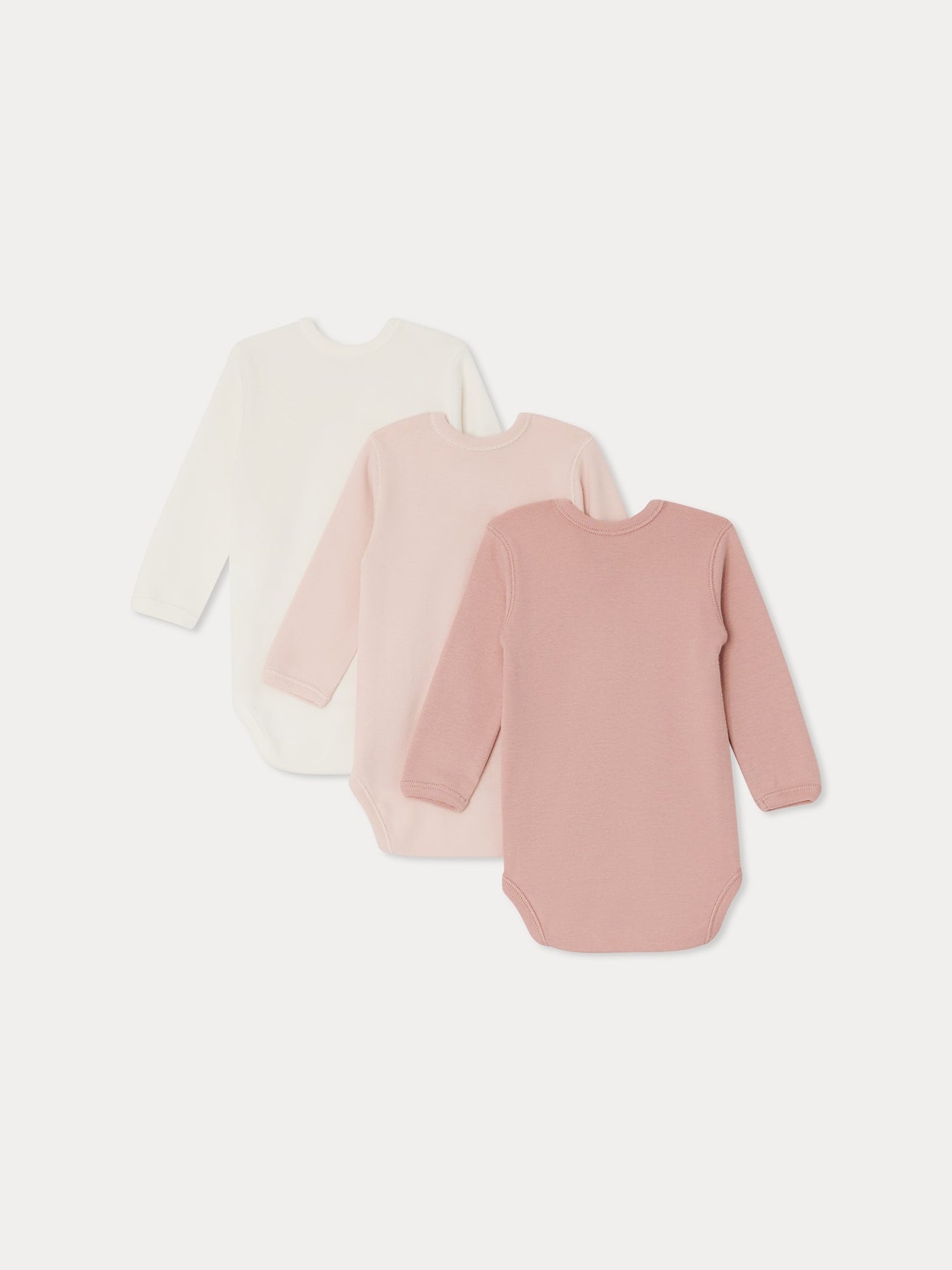 Set da 3 body rosa chiaro
