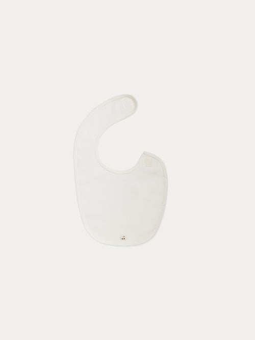 Bavoir Pebio lait blanc