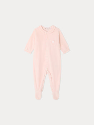 Talou-Pyjama aus rosafarbener Bio-Baumwolle