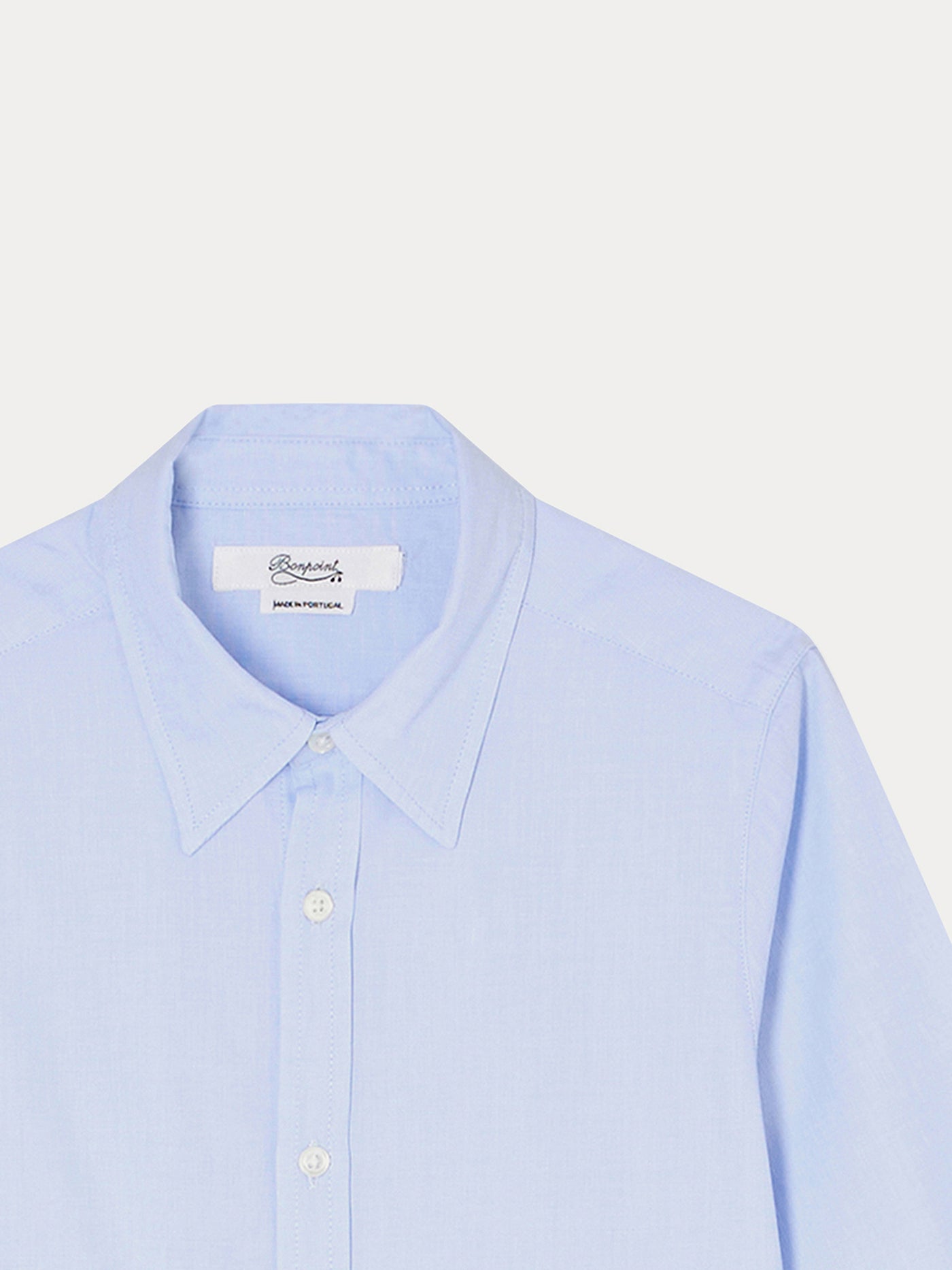 Chemise en coton biologique garçon ciel