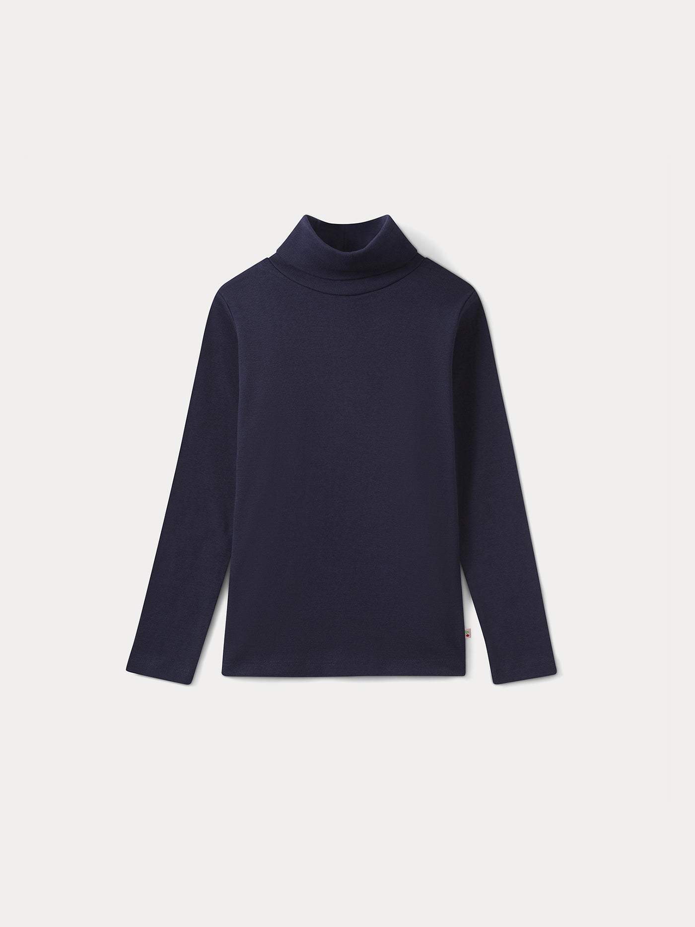 Dünner Rollkragenpullover Marineblau