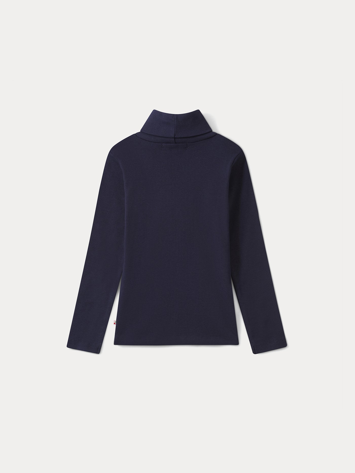 Dünner Rollkragenpullover Marineblau