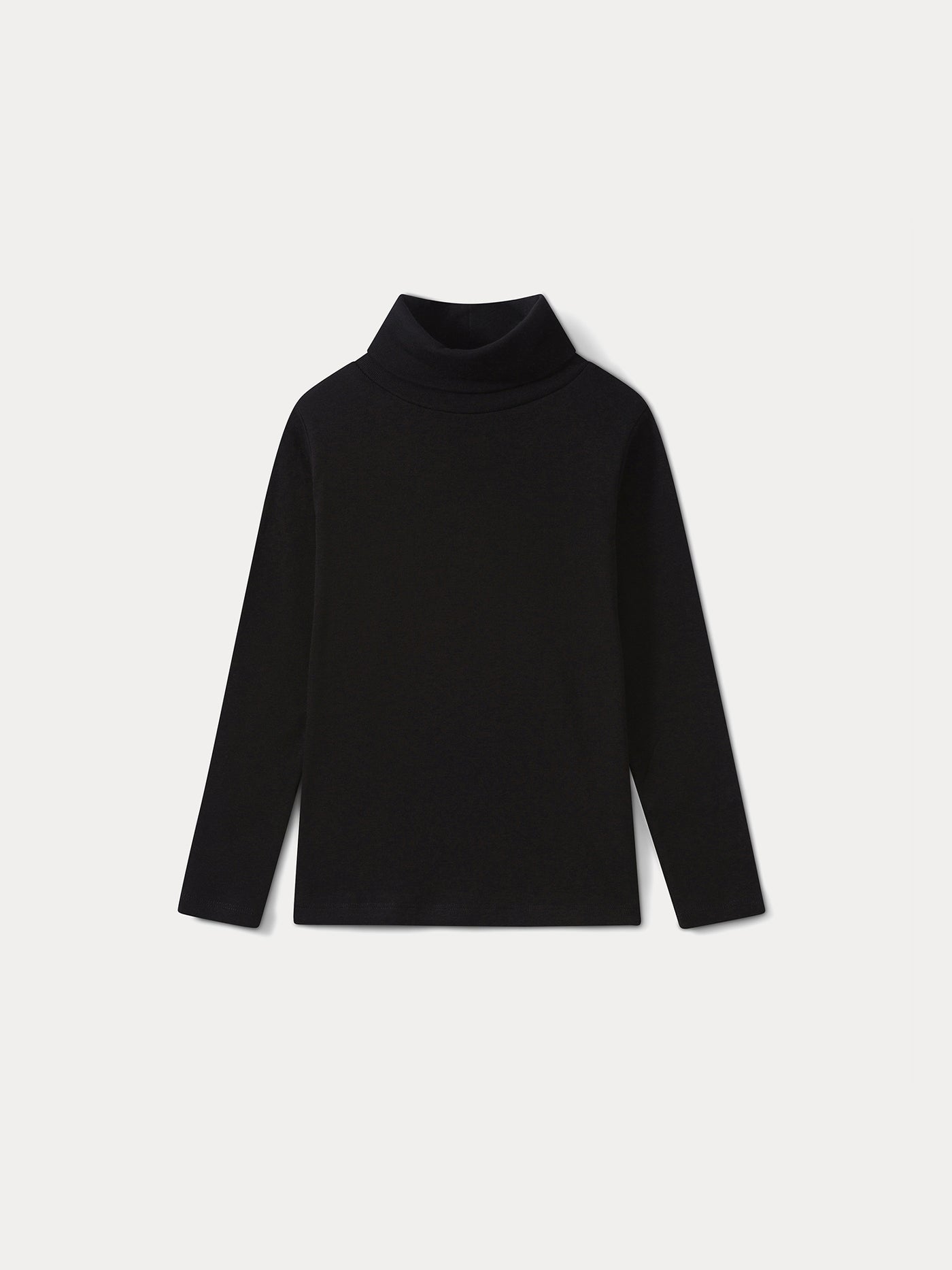 Thin turtleneck sweater black