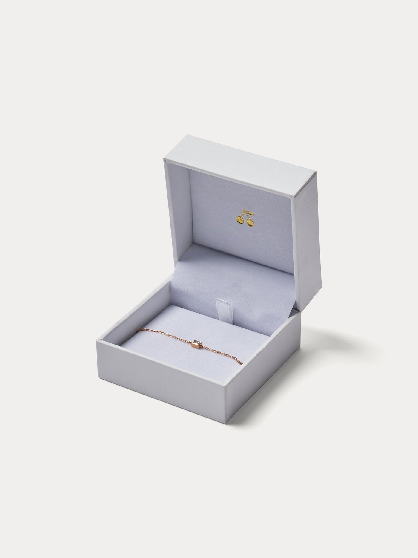 Bracelet enfant or rose et diamant