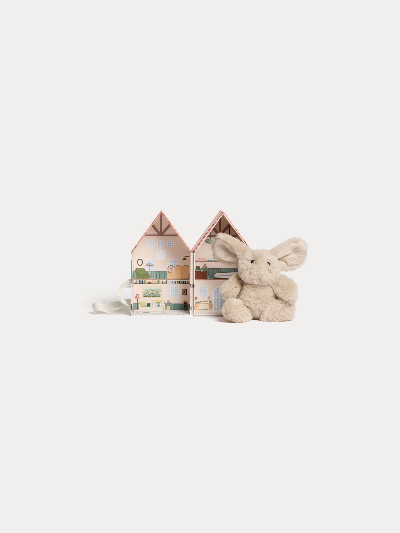 Boîte imprimée maison orange