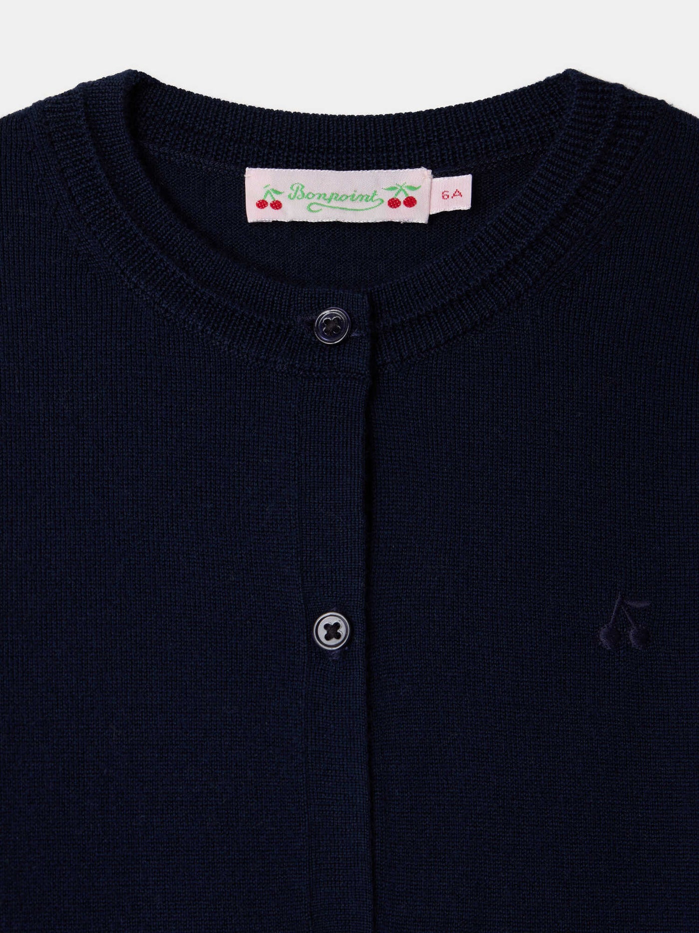 Cardigan Mayana marineblau aus Wolle