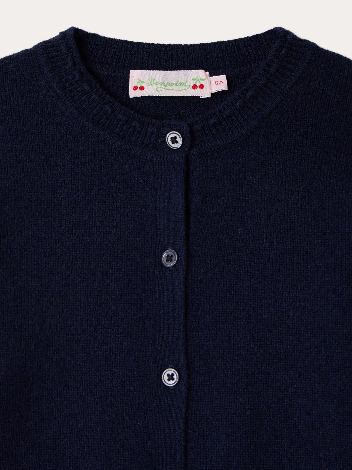 Cardigan Meriane blu navy in cashmere