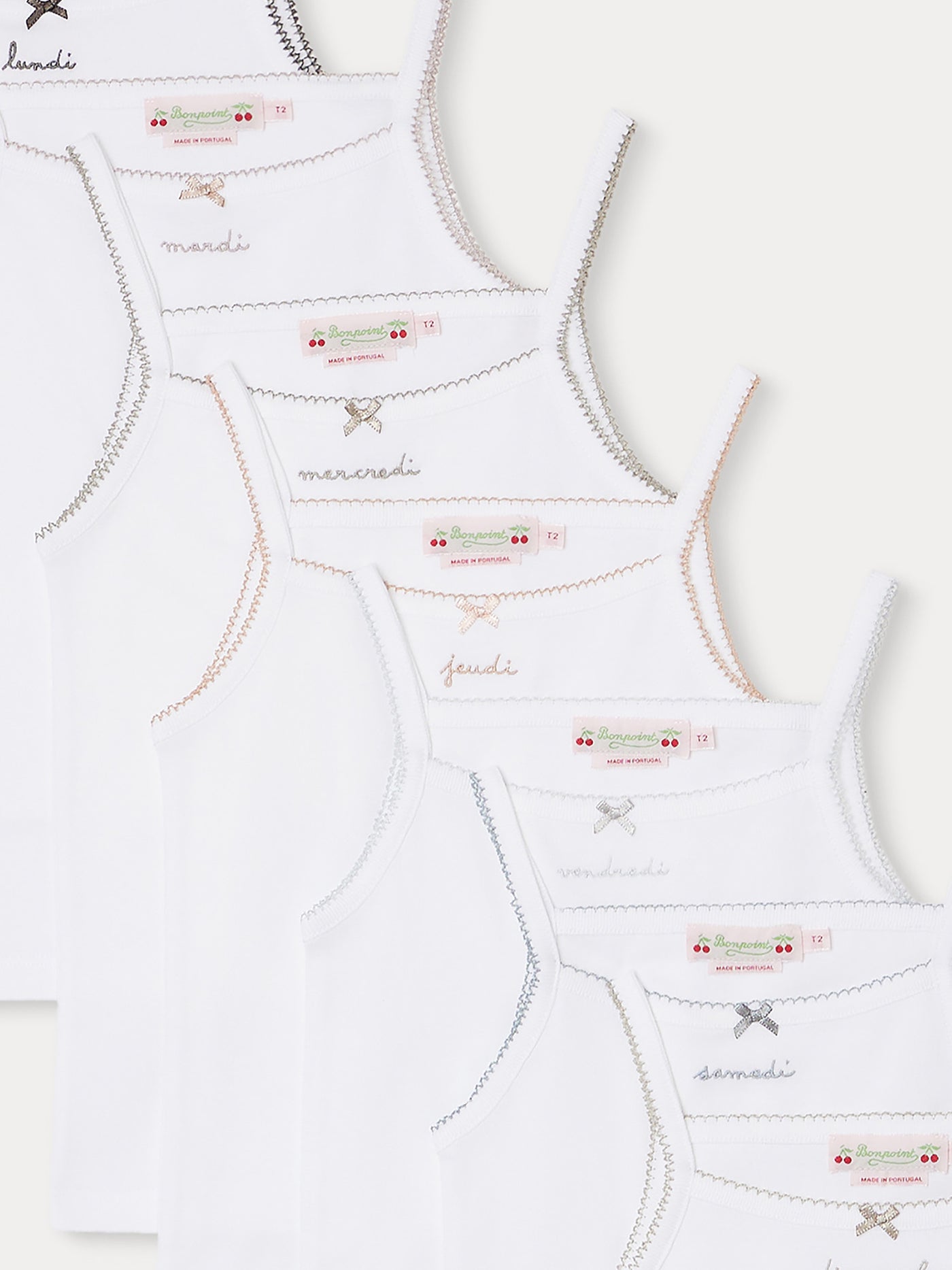 Lot de débardeurs blanc