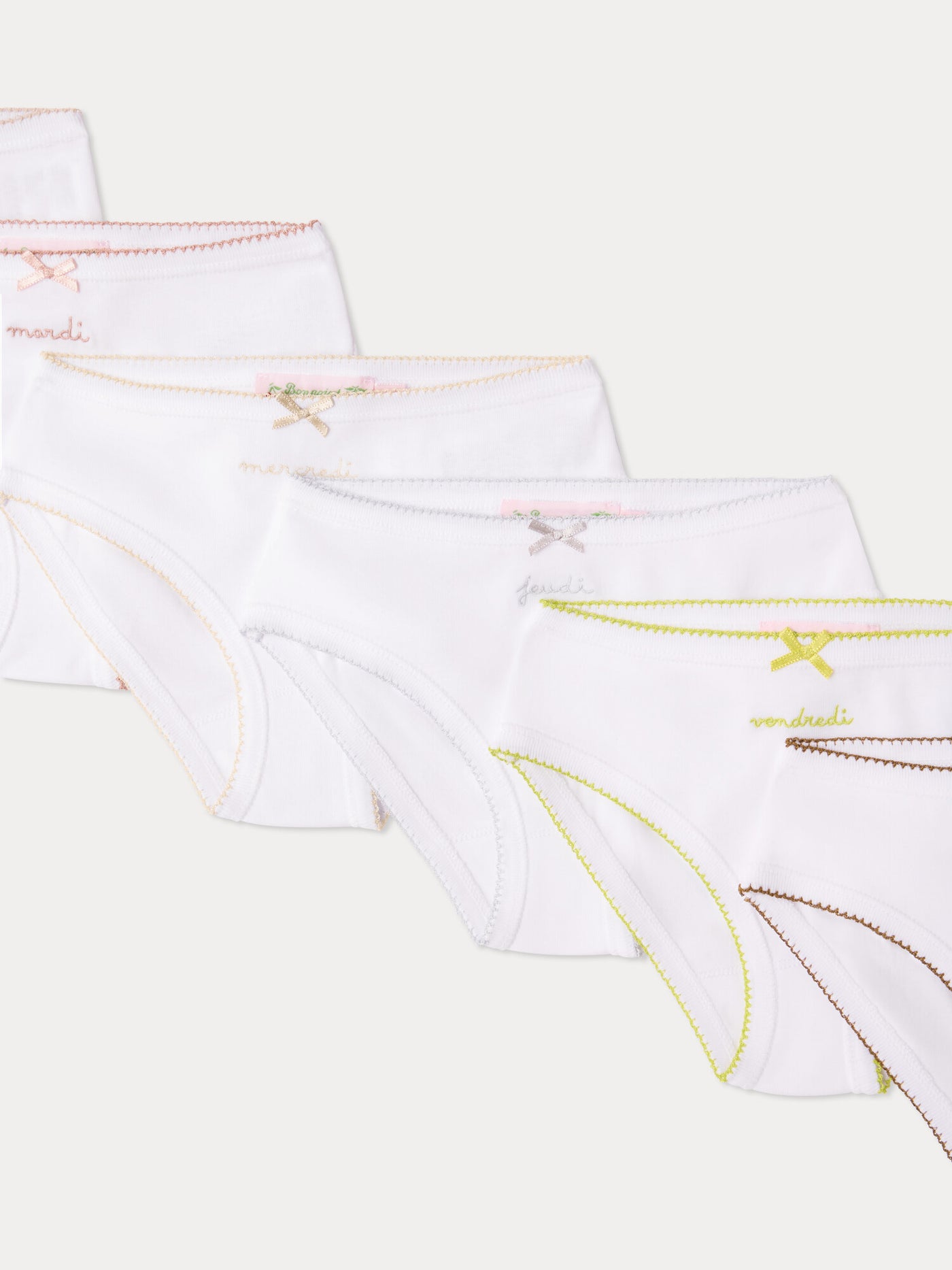 Pack of 7 organic cotton briefs
