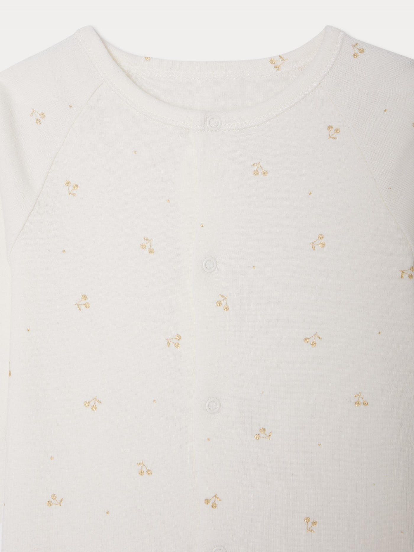 Pyjama mit Kirschen-Print von Triou aus Bio-Baumwolle