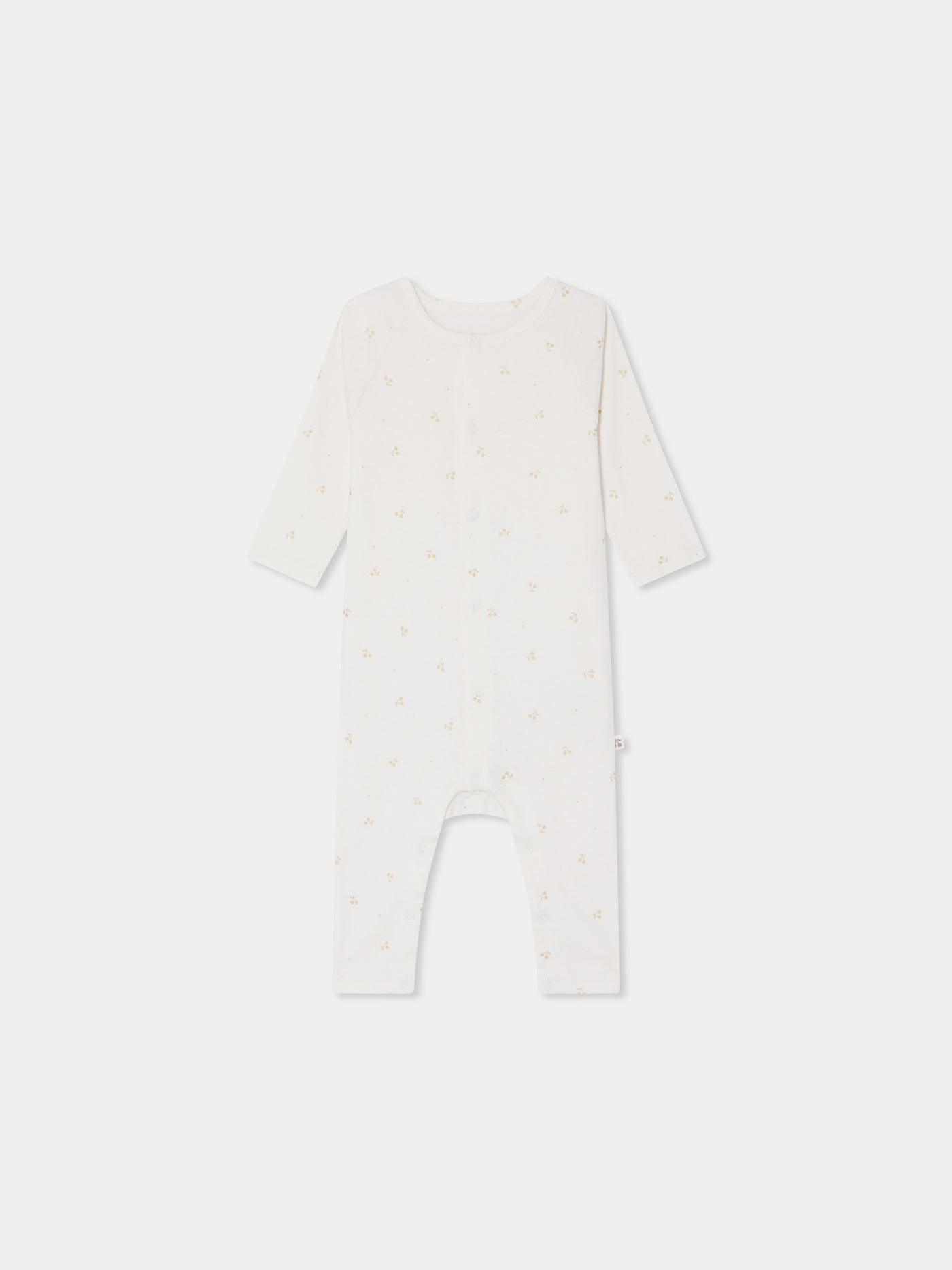 Pyjama Triou imprimé cerises en coton biologique