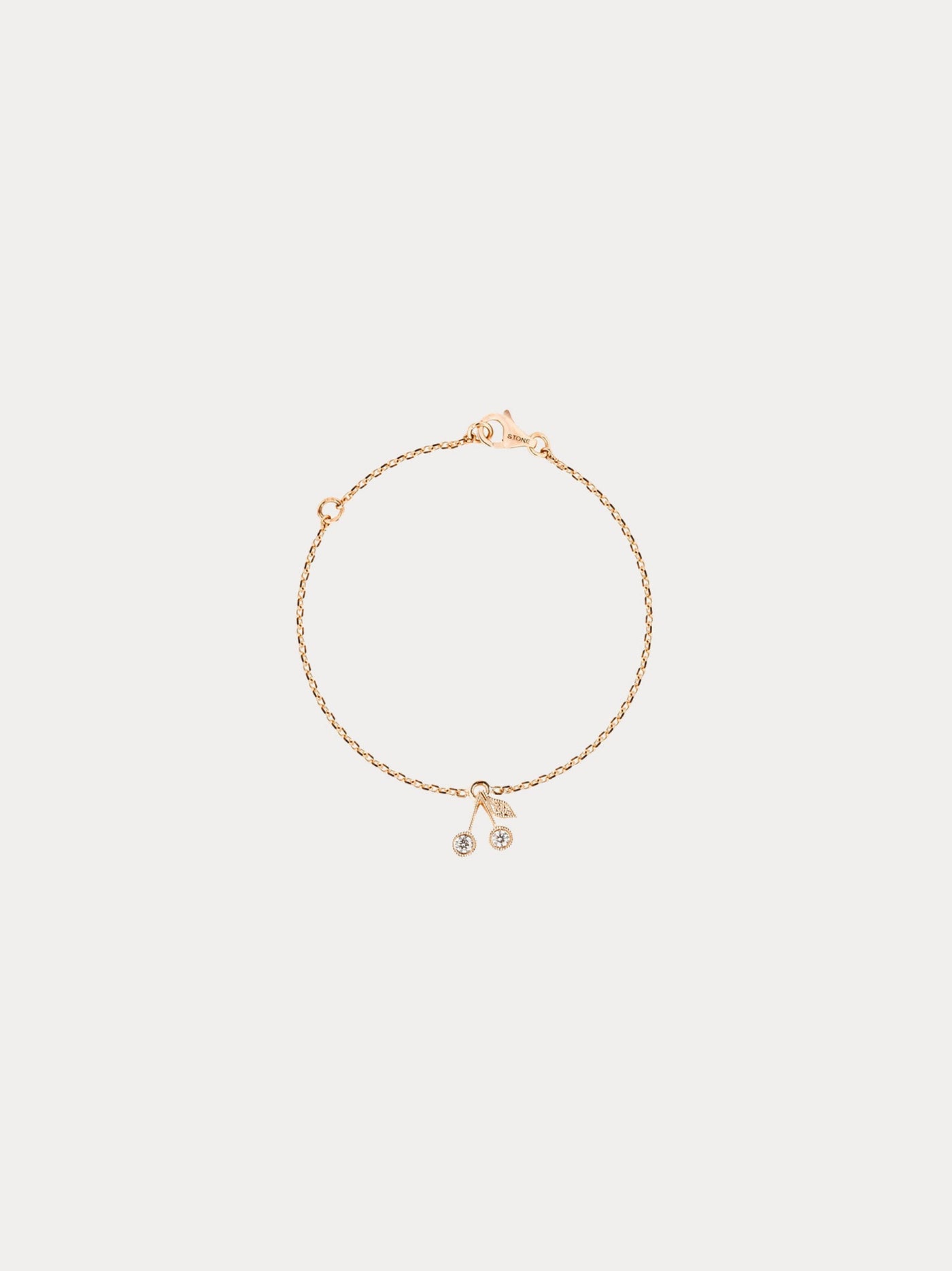 Bracelet enfant Cerise or rose