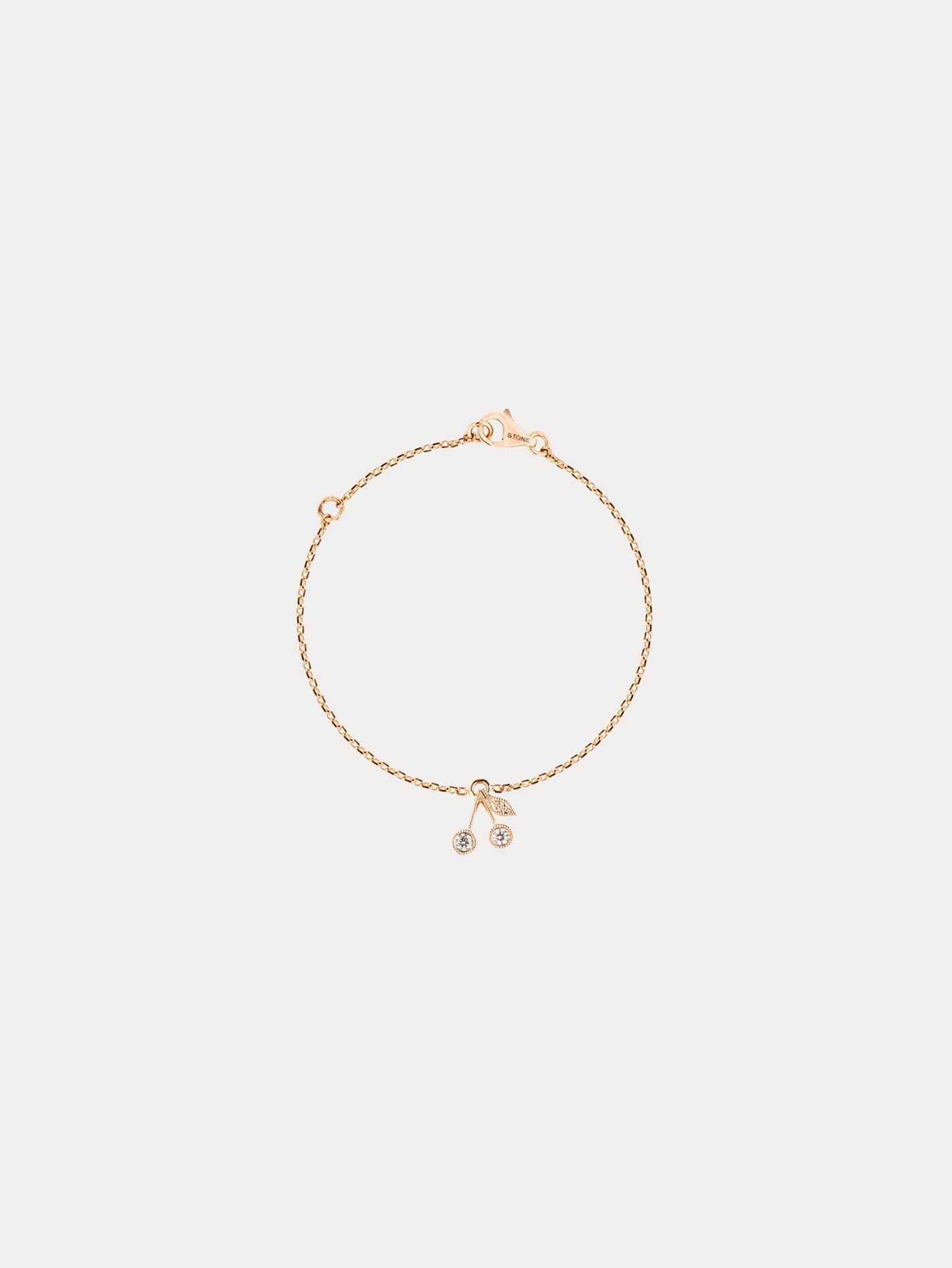 Braccialetto bambino Ciliegia oro rosa