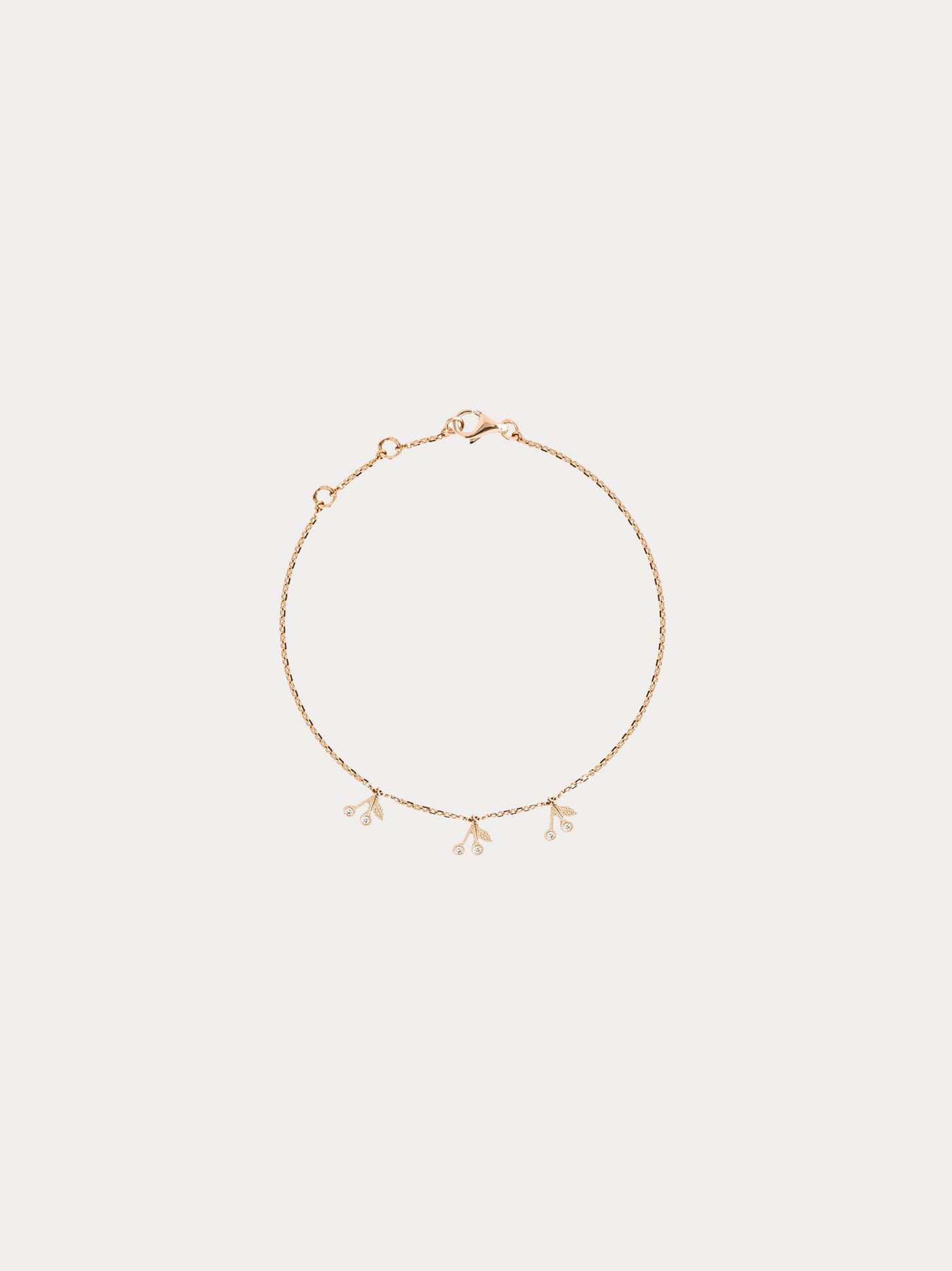 Armband Erwachsene Trio Kirsche Roségold