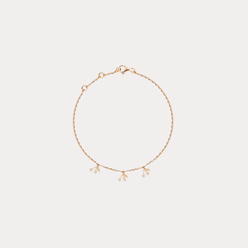 Bracelet adulte Trio Cerise or rose