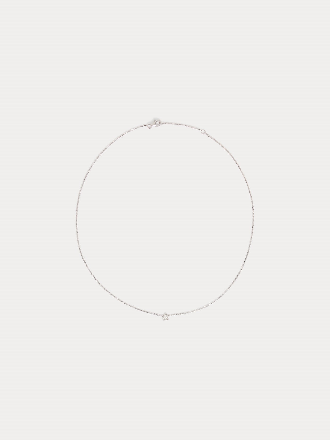 Bonpoint x Stone collier enfant or blanc fleur