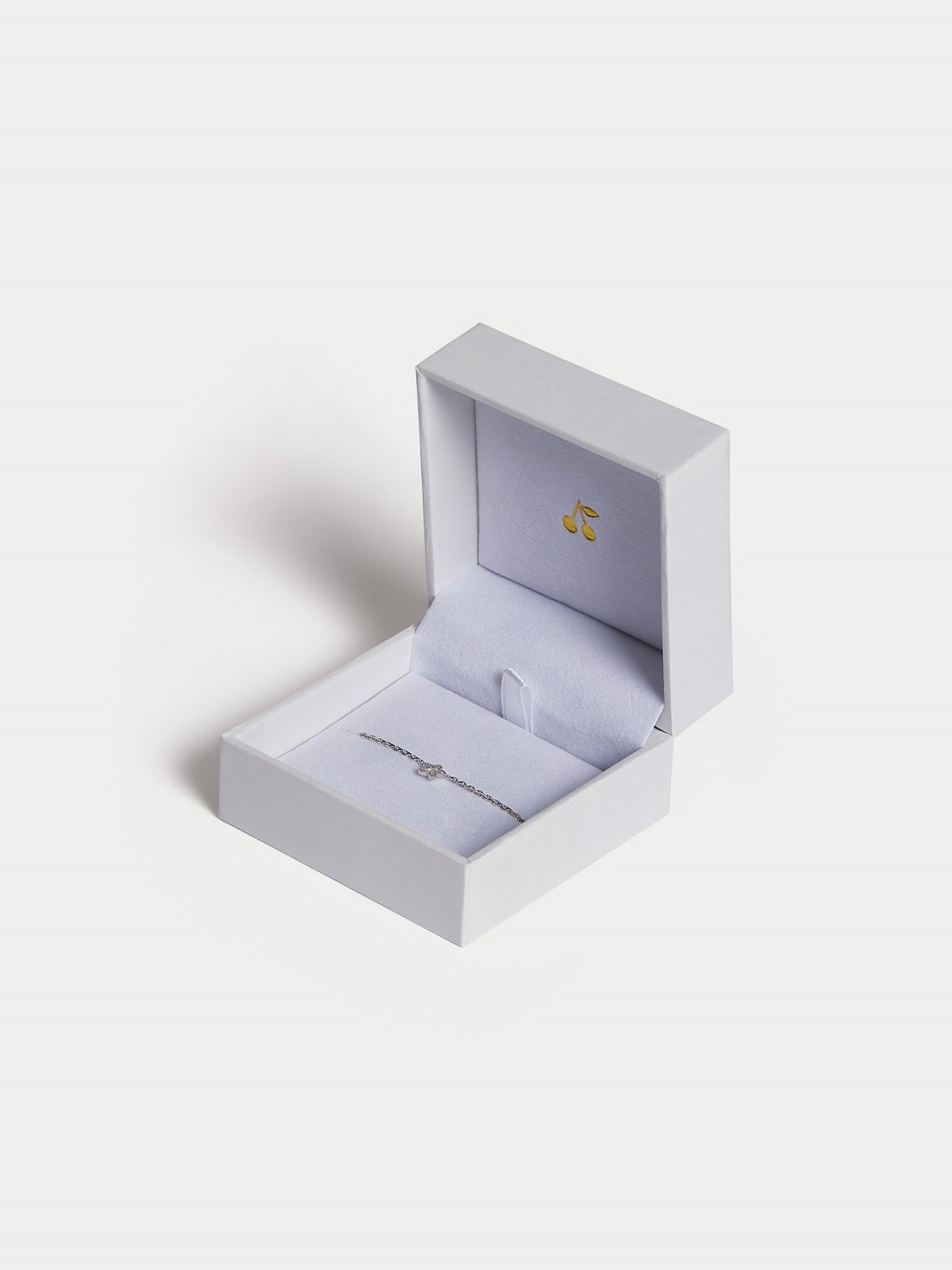 Bonpoint x Stone collier enfant or blanc fleur