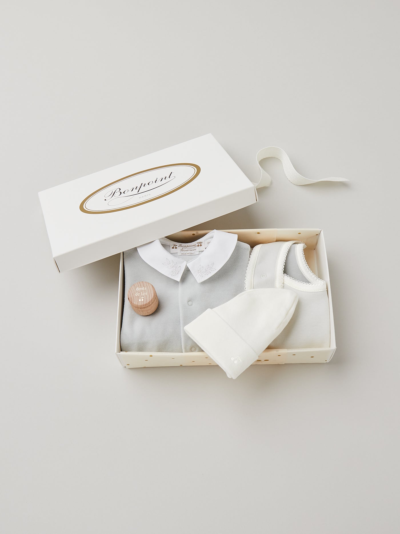 Set regalo blu "Primi Momenti"