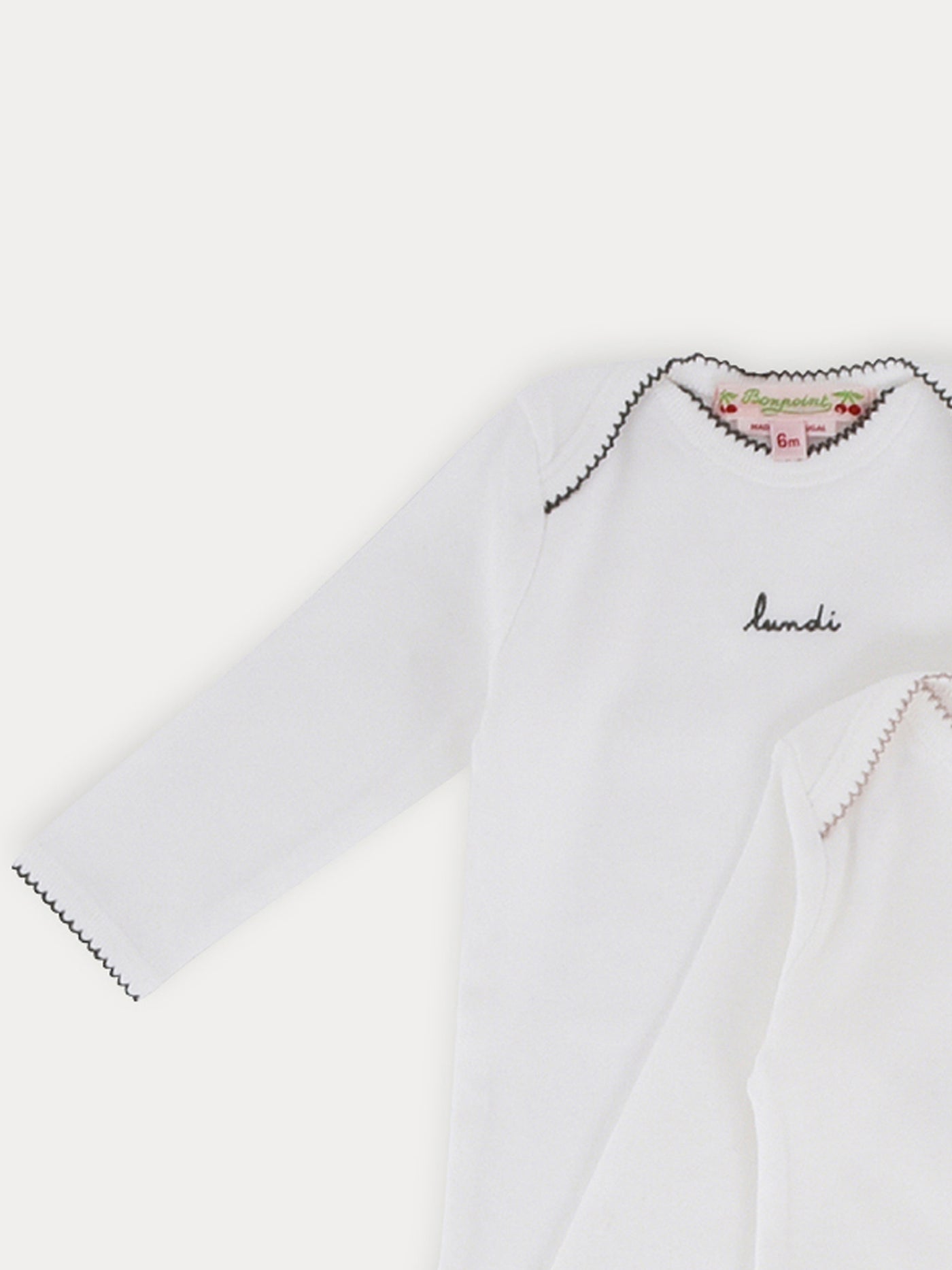 Wochentage Viele Bodysuits in Weiß