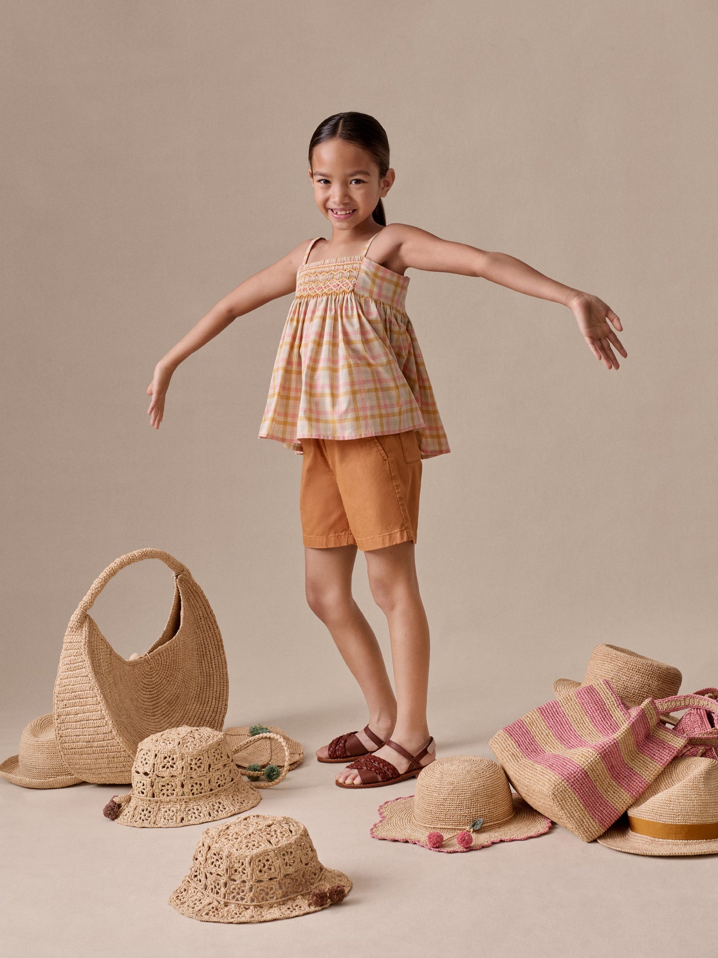 Leslie Muskatnuss-Shorts aus Bio-Baumwolle