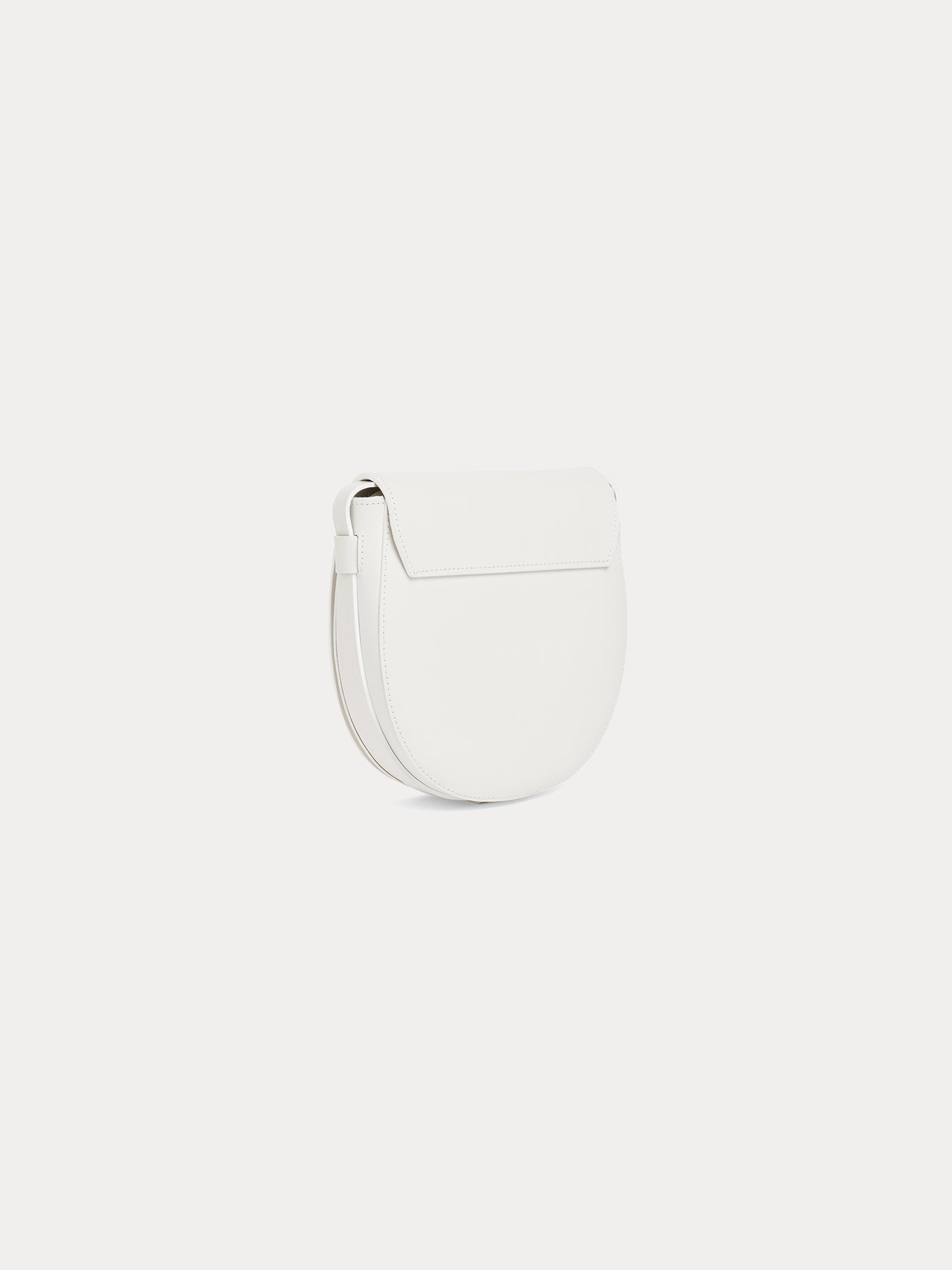 Mini Brunette milk white flap bag