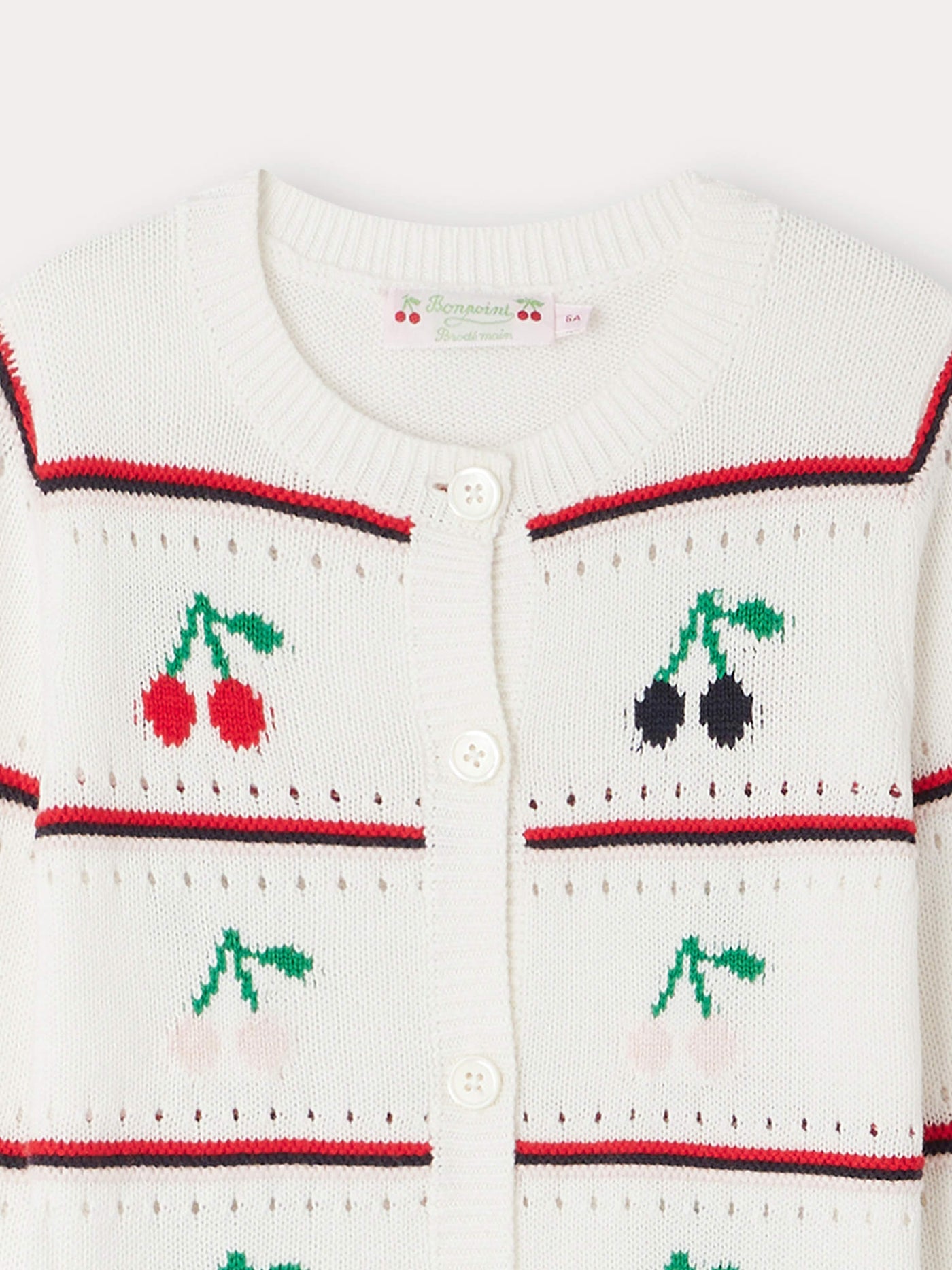 Armel Cardigan white milk