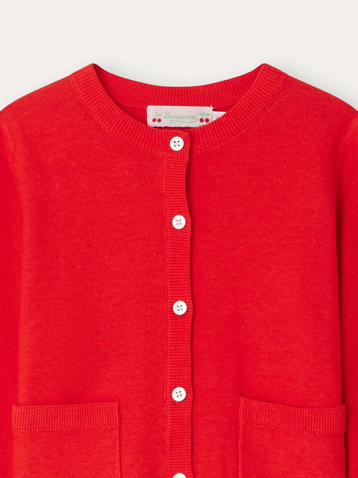 Clarisse Cardigan Mohnrot