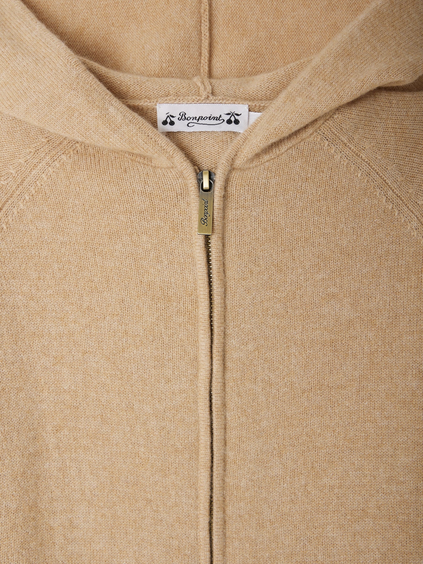 Elyan Strickjacke mit Kapuze und Ellbogenpatches
